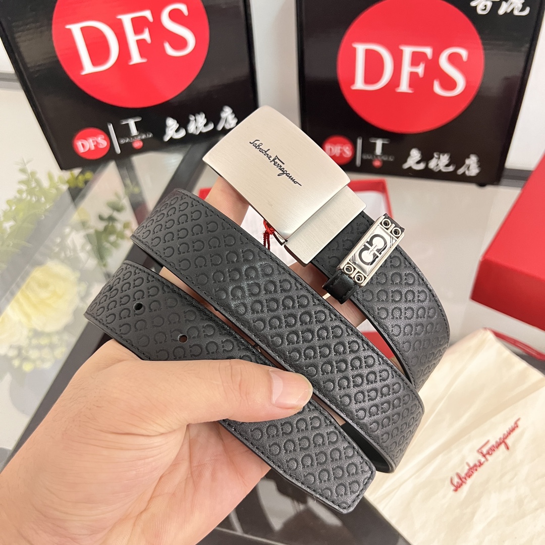 Streetwear Belt Ferragamo 320142 size:3.5cm - vstockx