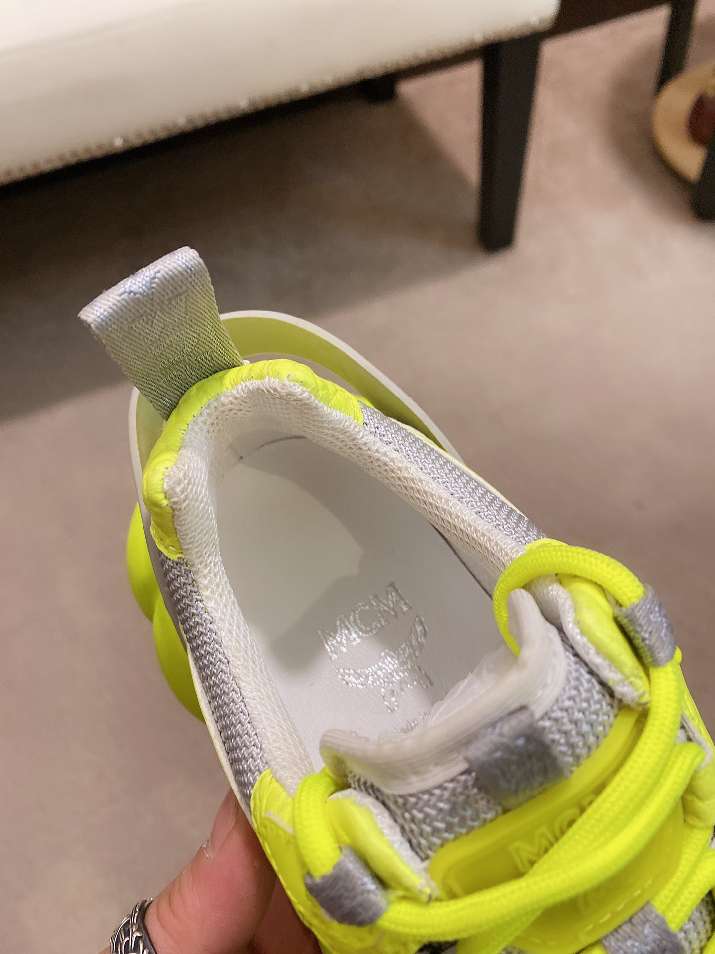 MCM Low Top Logo Lace-up Sneakers 3 - vstockx