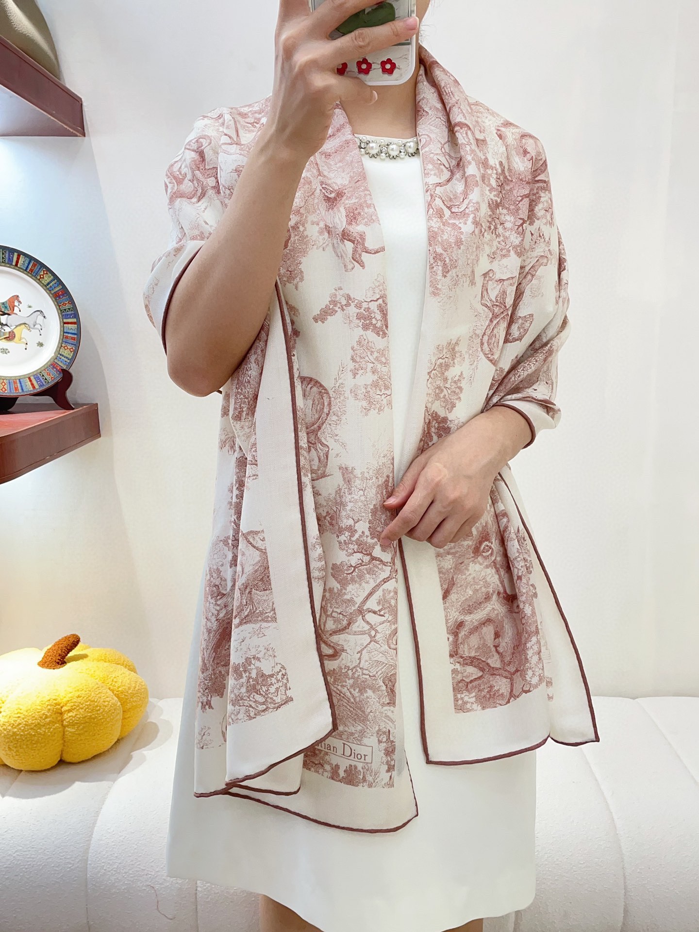 Streetwear Scarf Dior 328749 SIZE:60*180cm - vstockx