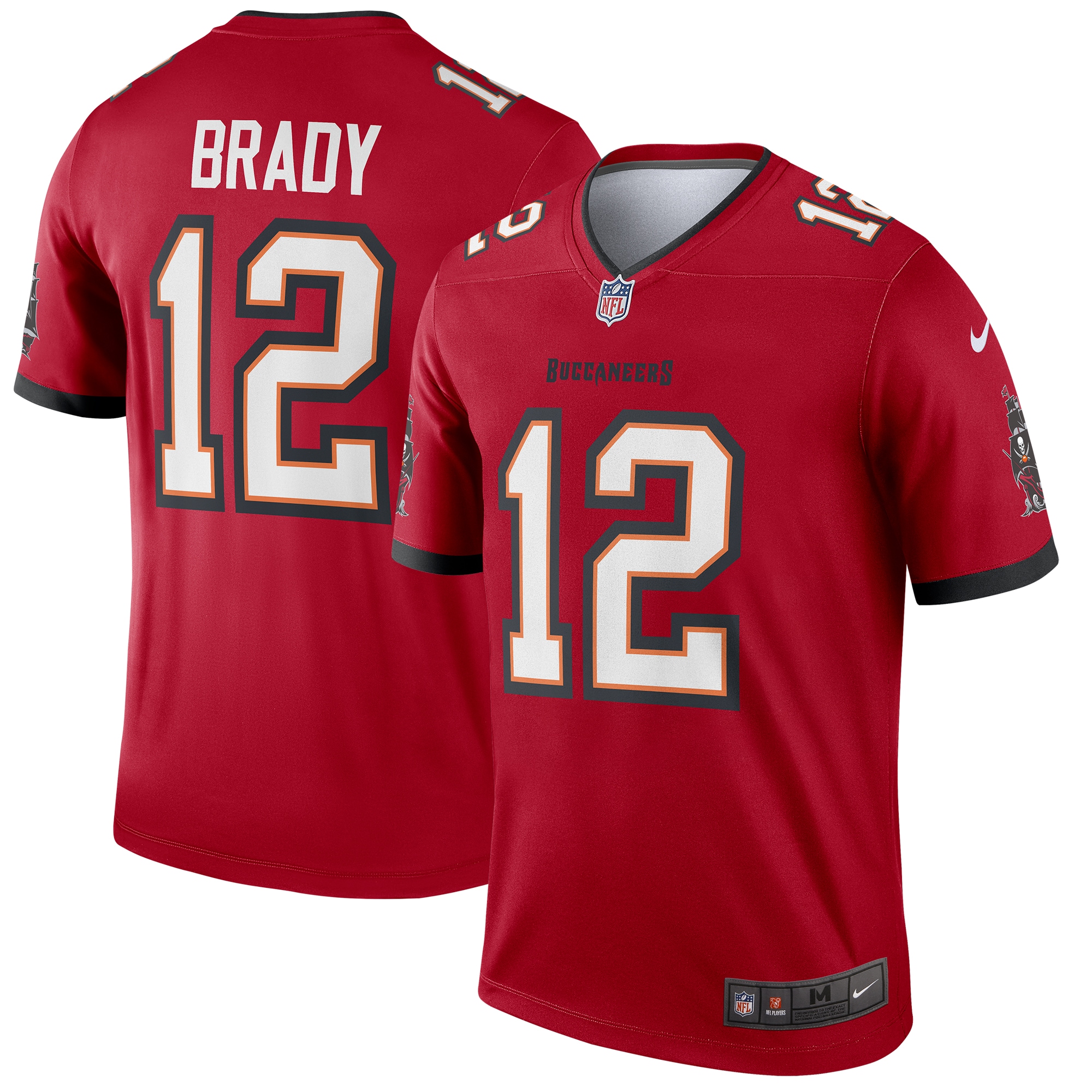 Tom Brady Tampa Bay Buccaneers Nike Legend Jersey - Red - vstockx