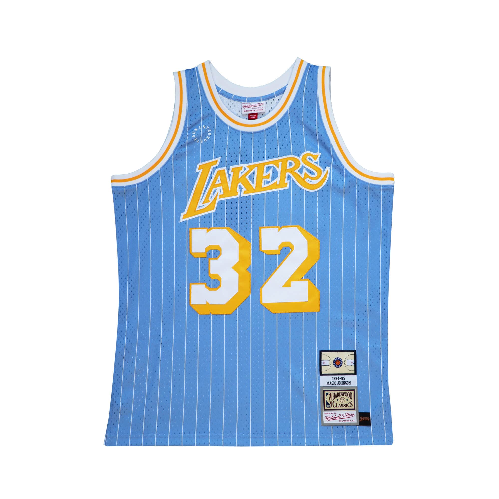 M&N x Uninterrupted Swingman Magic Johnson Los Angeles Lakers 1984-85 Jersey - vstockx