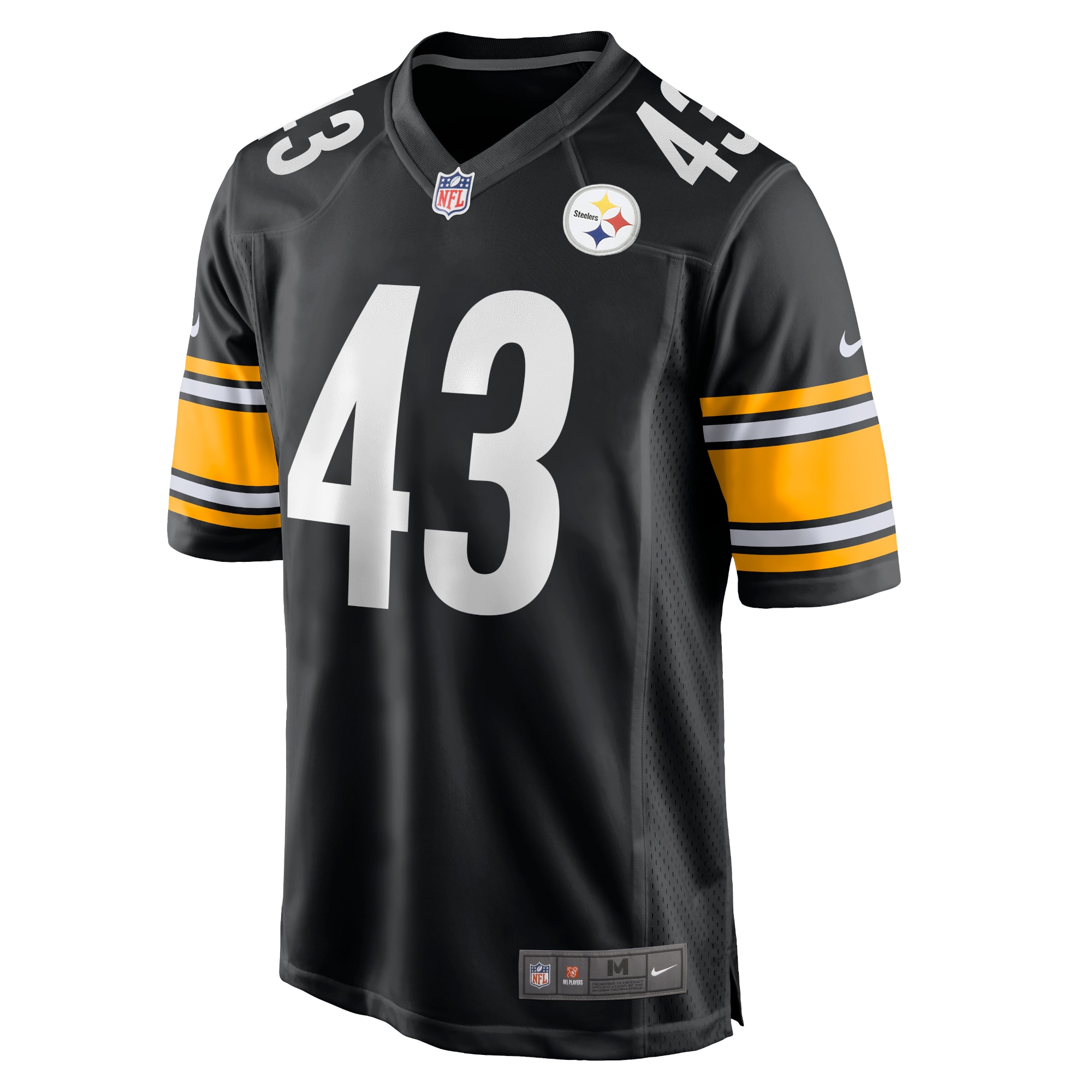 Troy Polamalu Pittsburgh Steelers Nike Retired Player Game Jersey - Black - vstockx