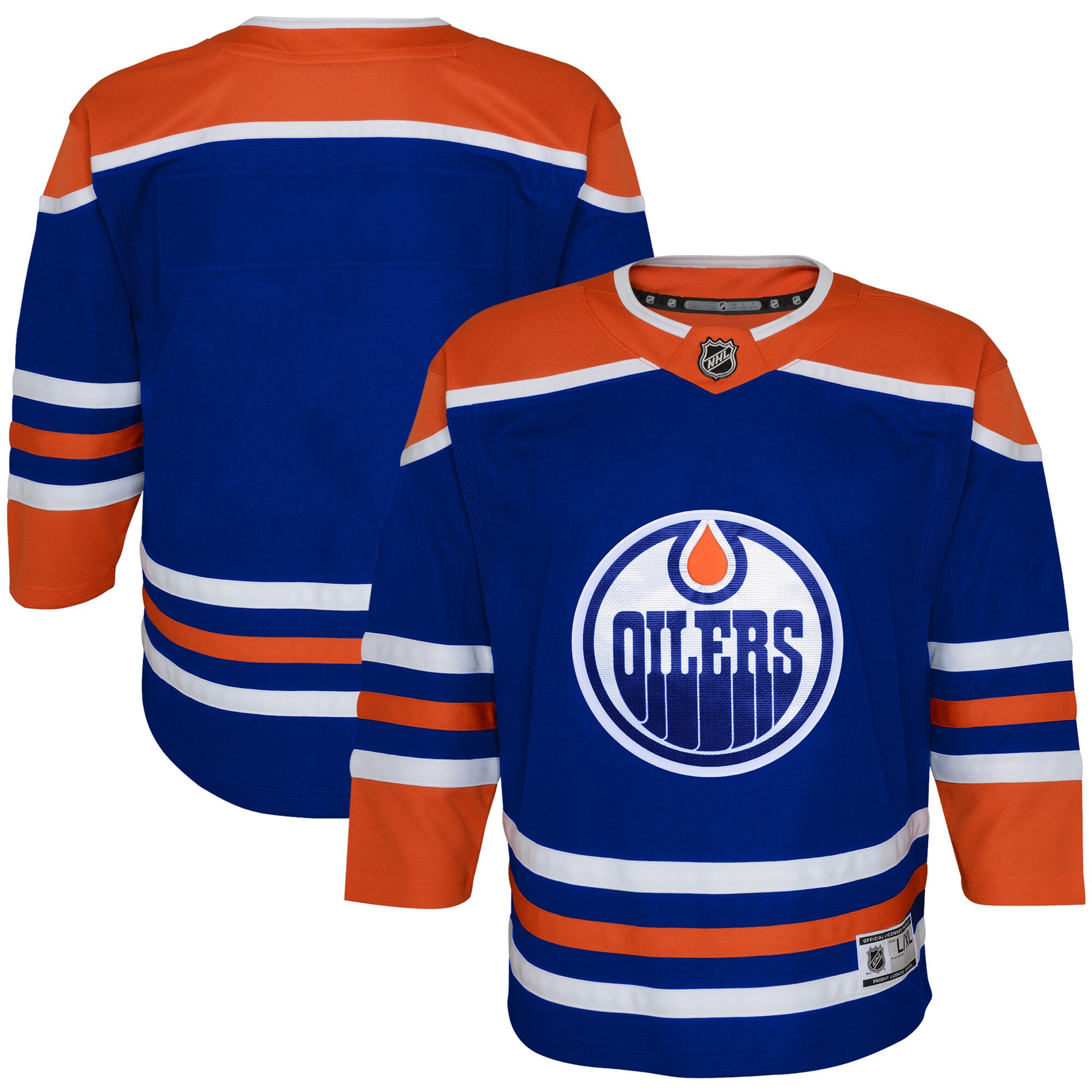 Edmonton Oilers Outerstuff Youth Home Replica Jersey - Royal - vstockx