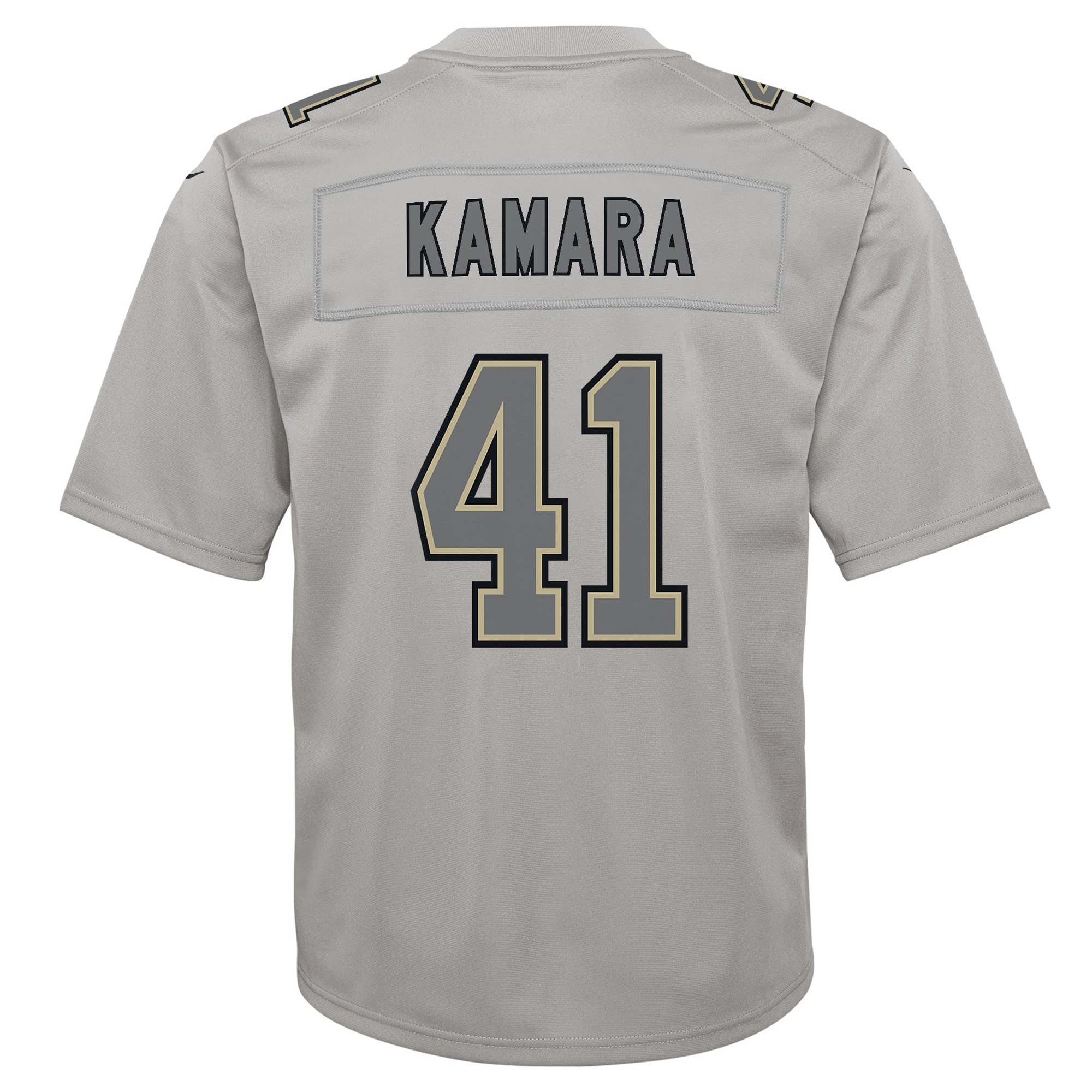 Alvin Kamara New Orleans Saints Nike Youth Atmosphere Game Jersey - Gray - vstockx