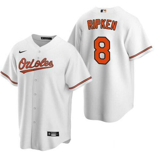 Men's Baltimore Orioles Cal Ripken Jr. Replica Home Jersey - White - vstockx