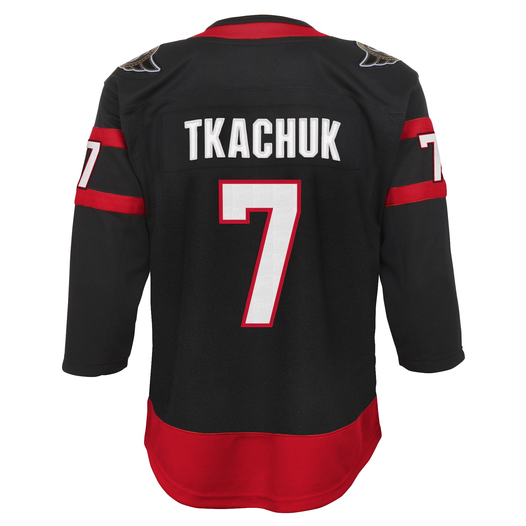 Brady Tkachuk Ottawa Senators Youth 2020/21 Home Premier Player Jersey - Black - vstockx