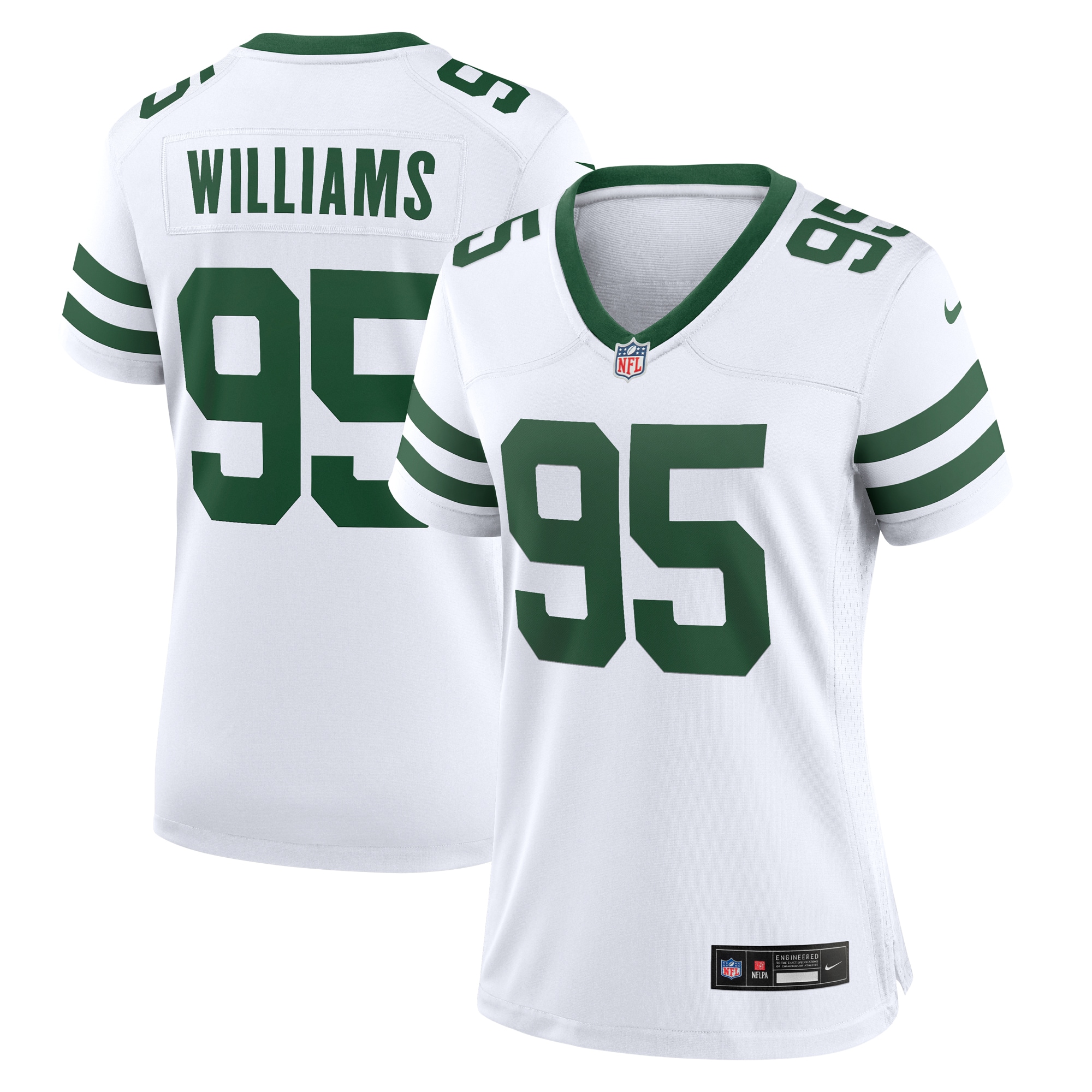 Quinnen Williams New York Jets Nike Women's Legacy Player Game Jersey - White - vstockx