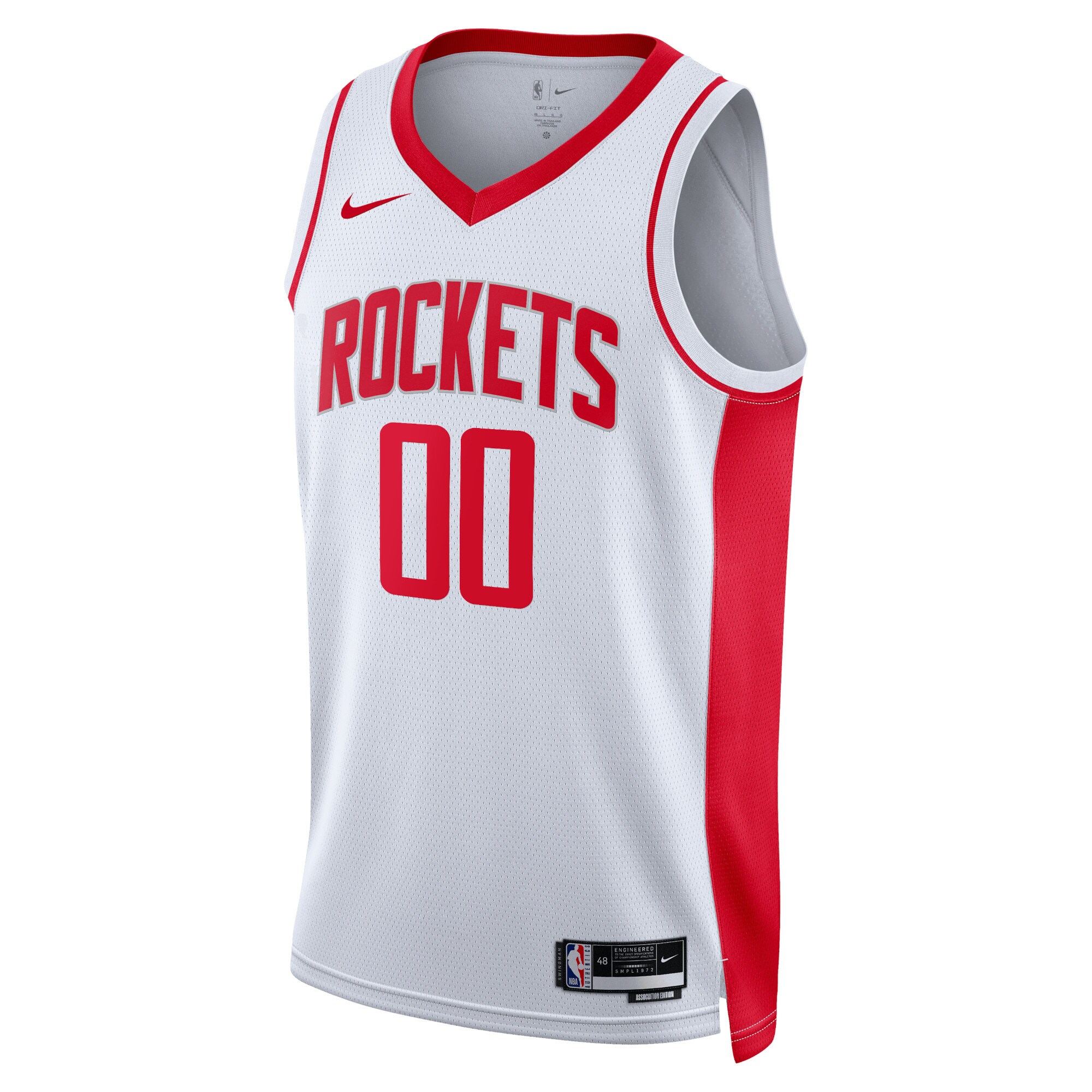Houston Rockets Nike Unisex Swingman Custom Jersey White - Icon Edition - vstockx