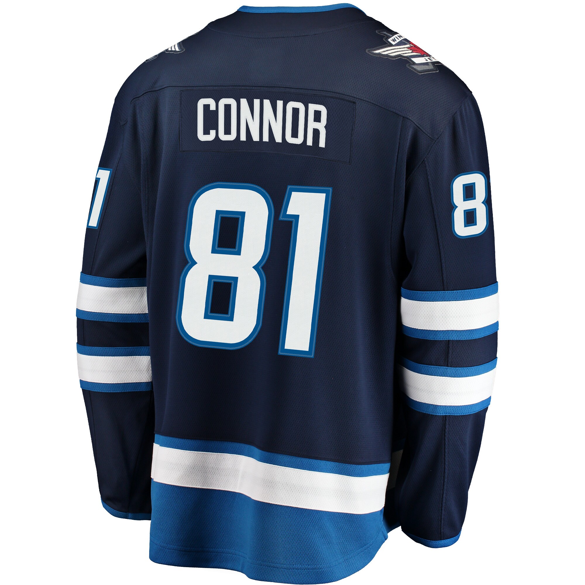 Kyle Connor Winnipeg Jets Fanatics Branded Breakaway Replica Jersey - Navy - vstockx