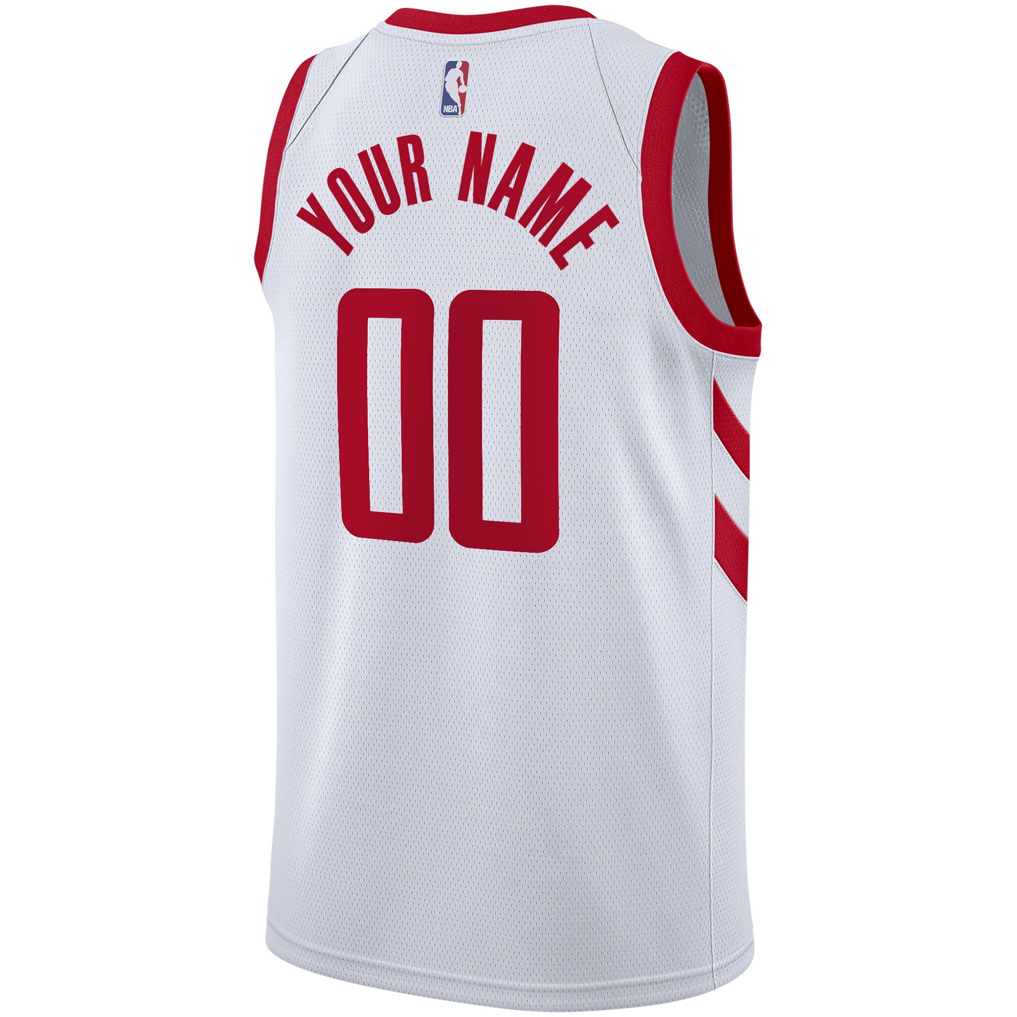 Houston Rockets Nike Swingman Custom Jersey - Association Edition - White - vstockx