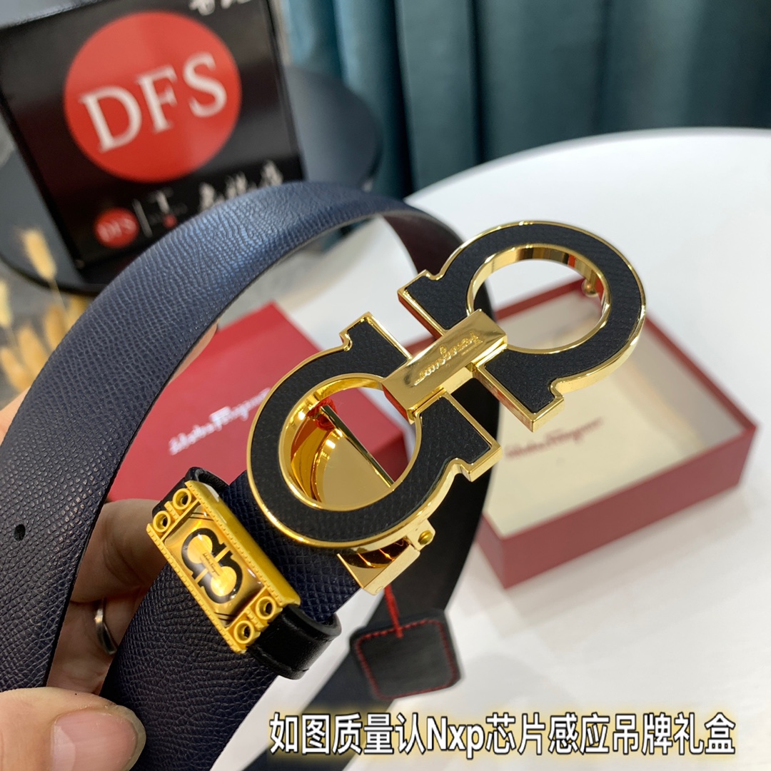 Streetwear Belt Ferragamo 319440 size:3.5cm - vstockx