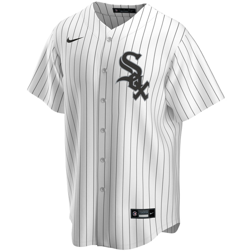 Men's Yoan Moncada Chicago White Sox White Home Replica Jersey - vstockx