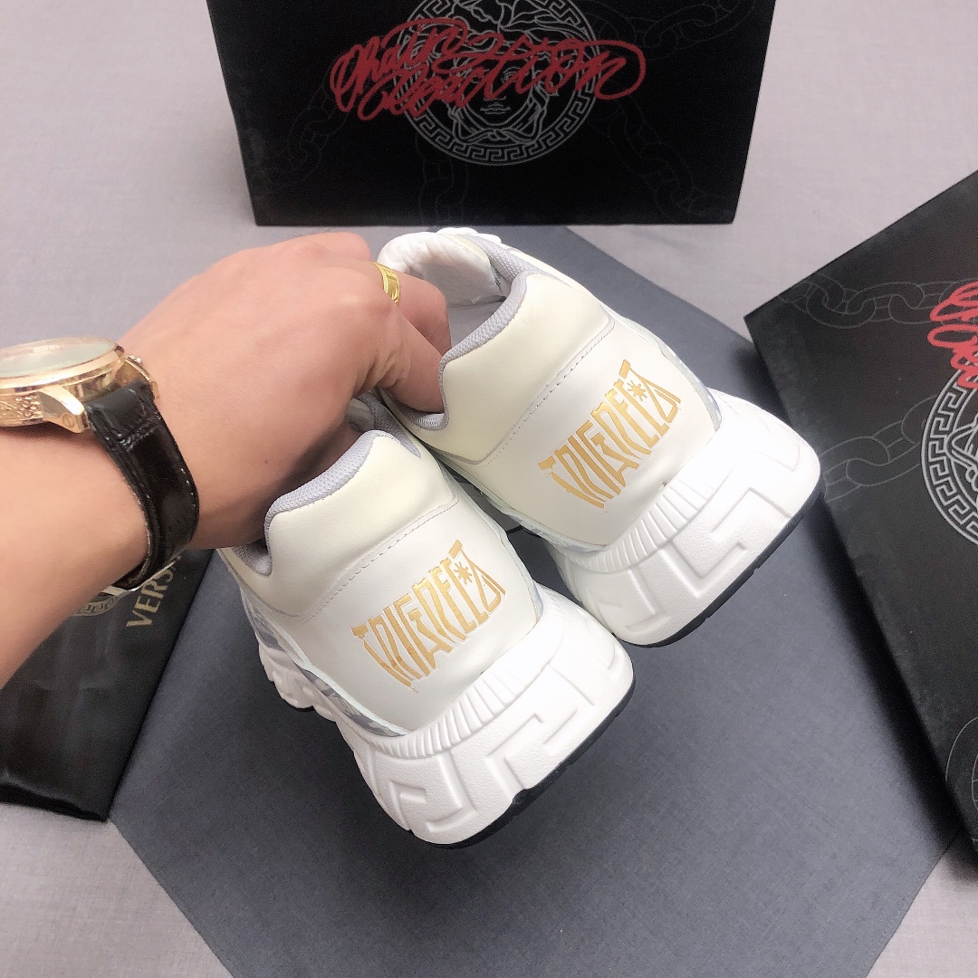 Versace Trigreca White Blue (W) - vstockx