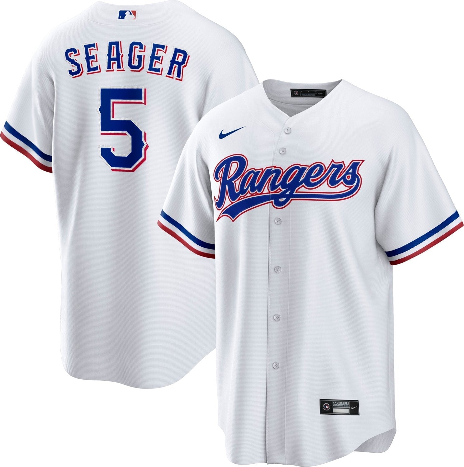 Nike Men's Texas Rangers Corey Seager #5 Official Replica Jersey - vstockx