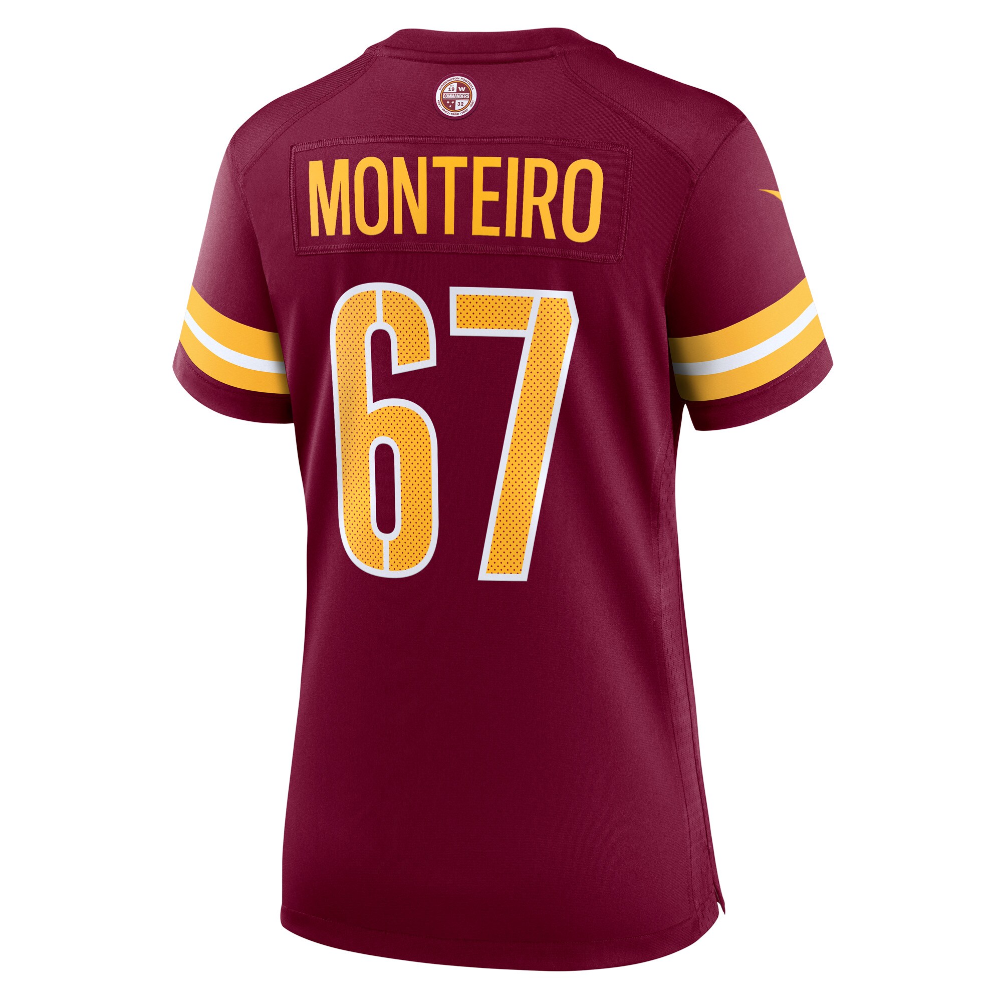 Aaron Monteiro Washington Commanders Nike Women's Game Player Jersey - Burgundy - vstockx