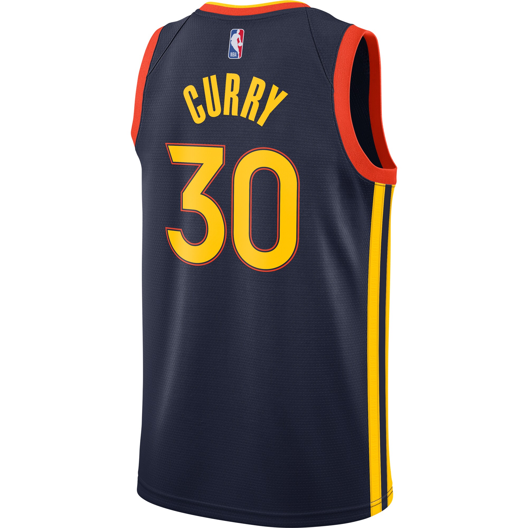 Stephen Curry Golden State Warriors Nike 2020/21 Swingman Player Jersey Navy - City Edition - vstockx