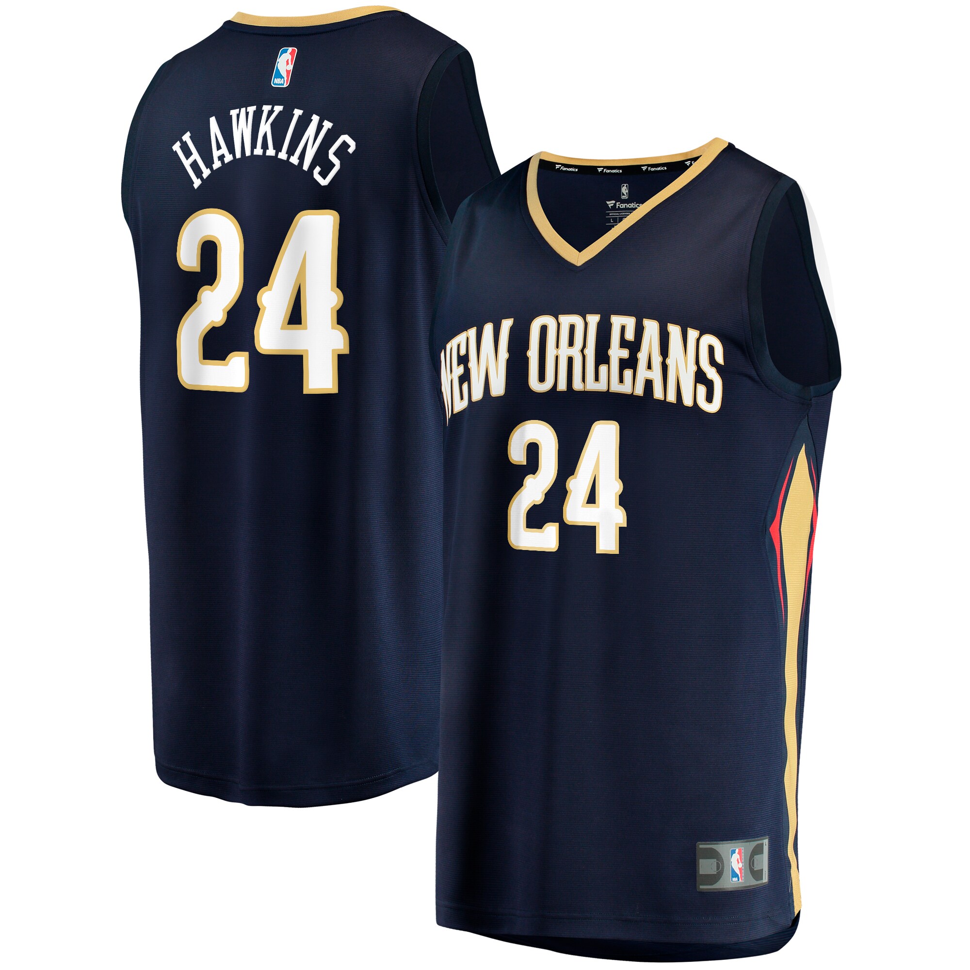 Jordans Hawkins New Orleans Pelicans Fanatics Branded 2023 NBA Draft First Round Pick Fast Break Replica Jersey - Icon Edition - Navy - vstockx