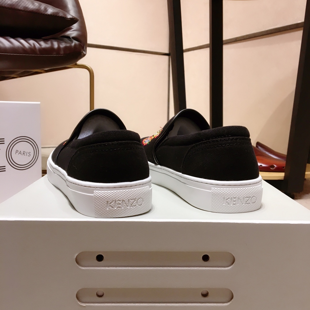 Kenzo K-SKATE Tiger canvas slip-on sneakers 22 - vstockx