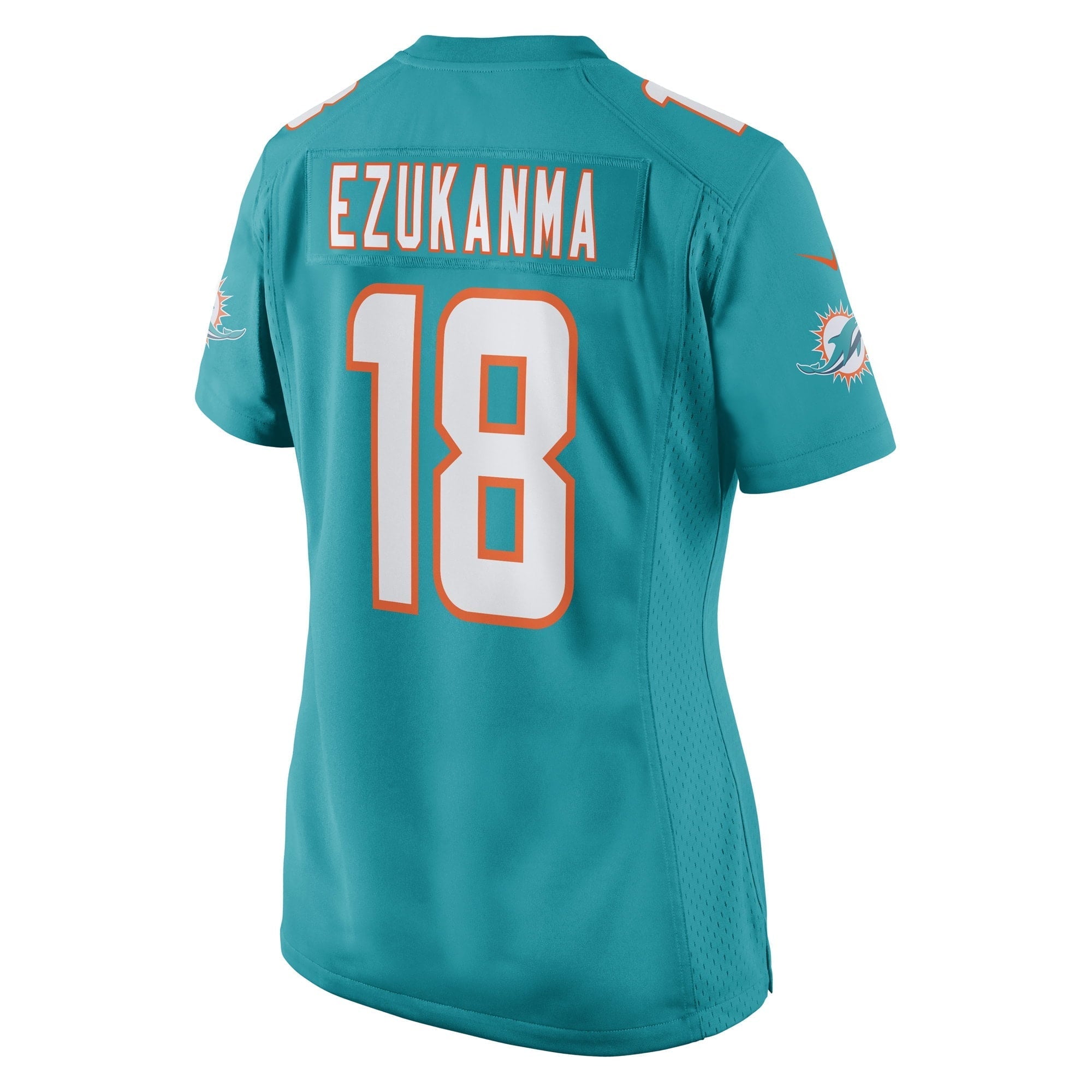 Women's Nike Erik Ezukanma Aqua Miami Dolphins Game Player Jersey - vstockx
