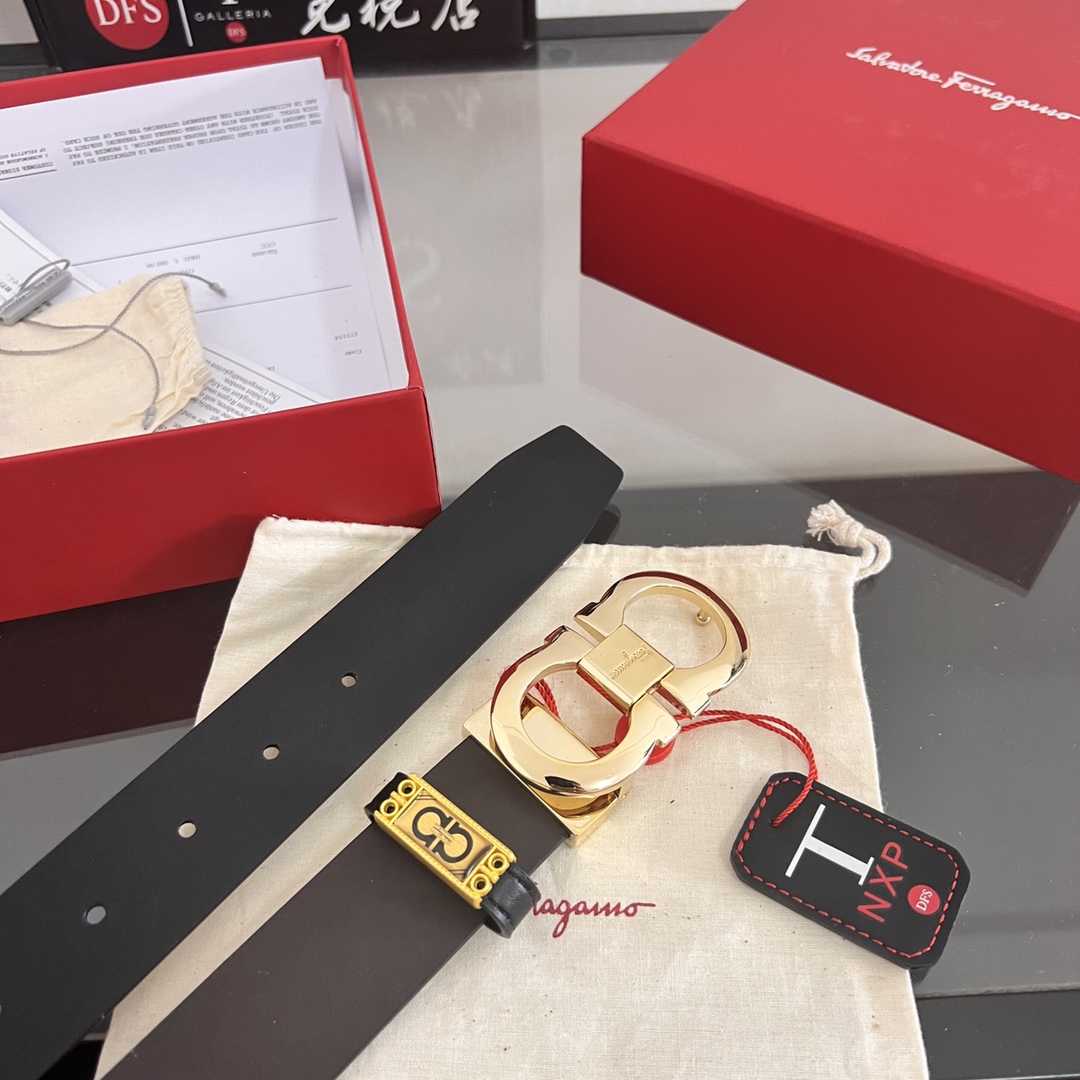 Streetwear Belt Ferragamo 320271 size:3.5cm - vstockx