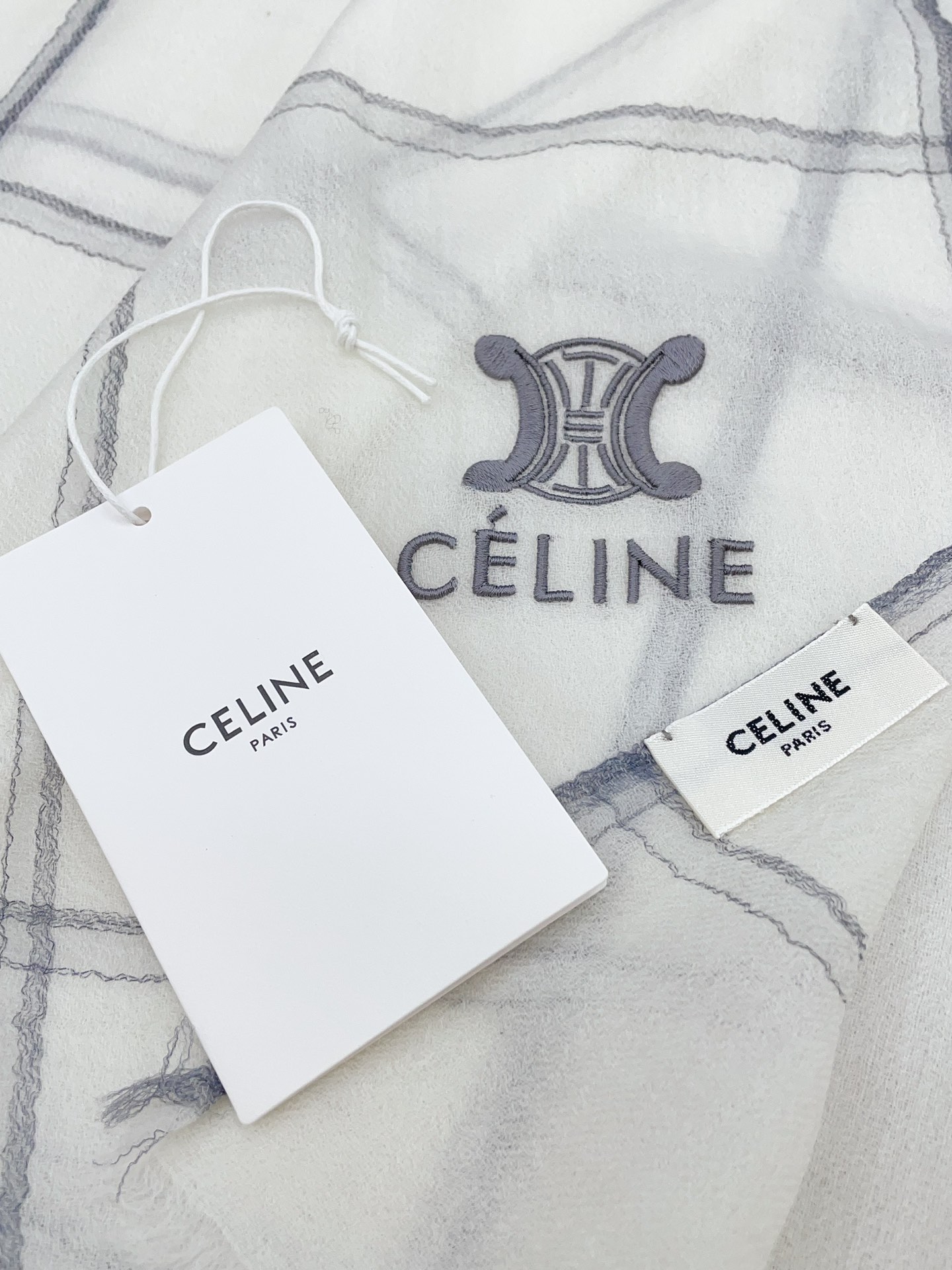 Streetwear Scarf CELINE 328847 SIZE:80*200cm - vstockx