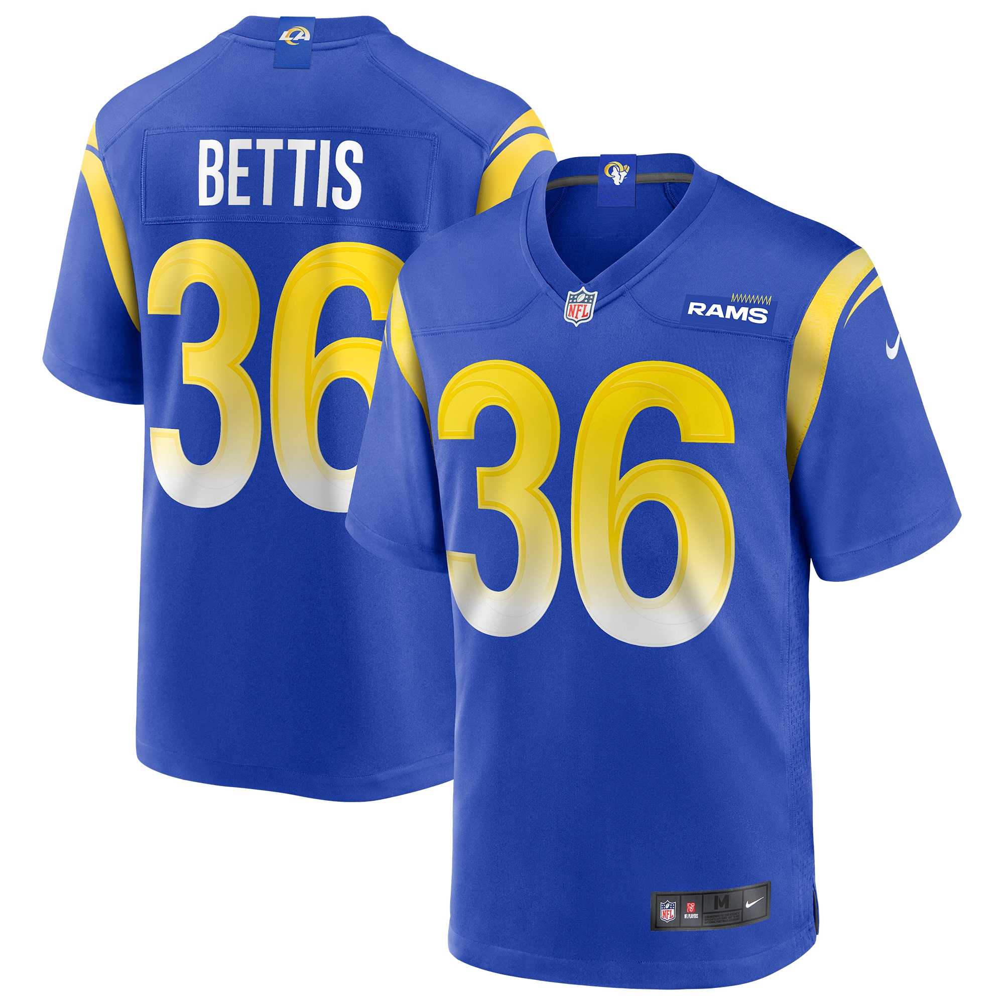 Jerome Bettis Los Angeles Rams Nike Game Retired Player Jersey - Royal - vstockx