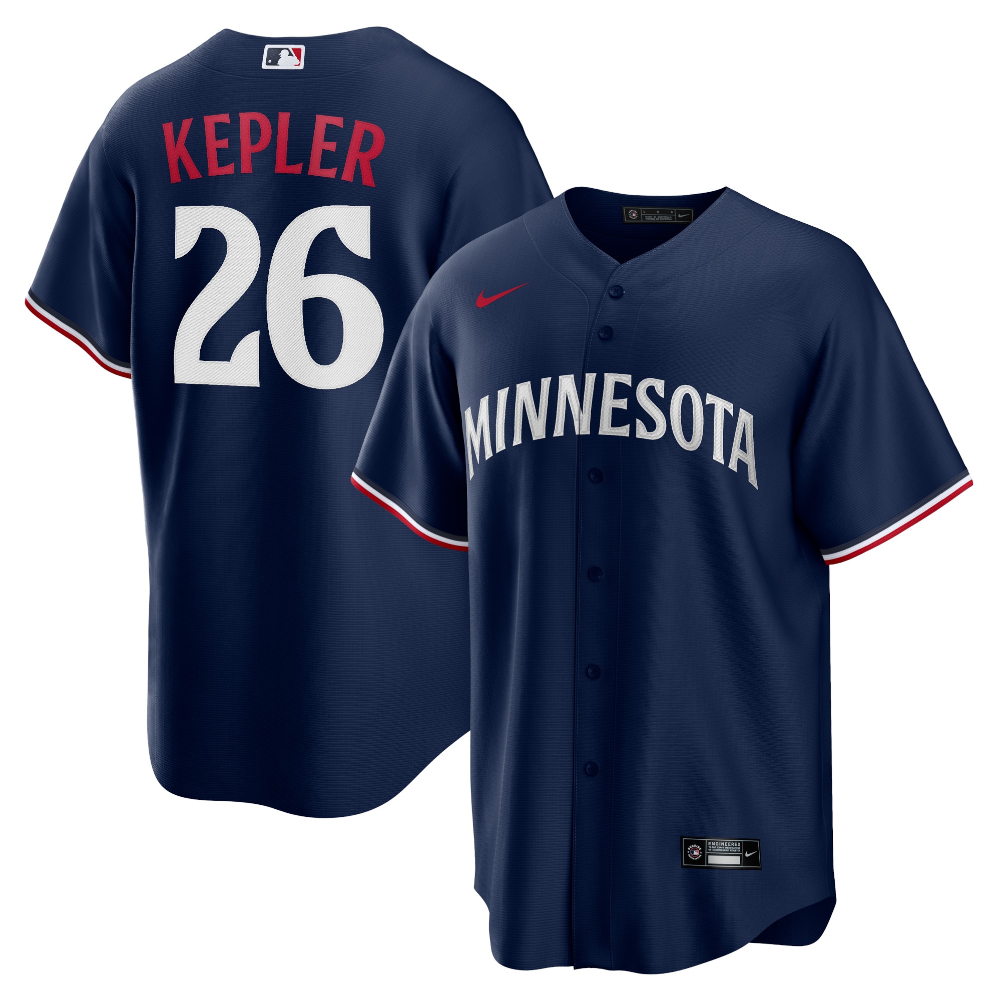 Max Kepler Minnesota Twins Nike Alternate Replica Jersey - Navy - vstockx