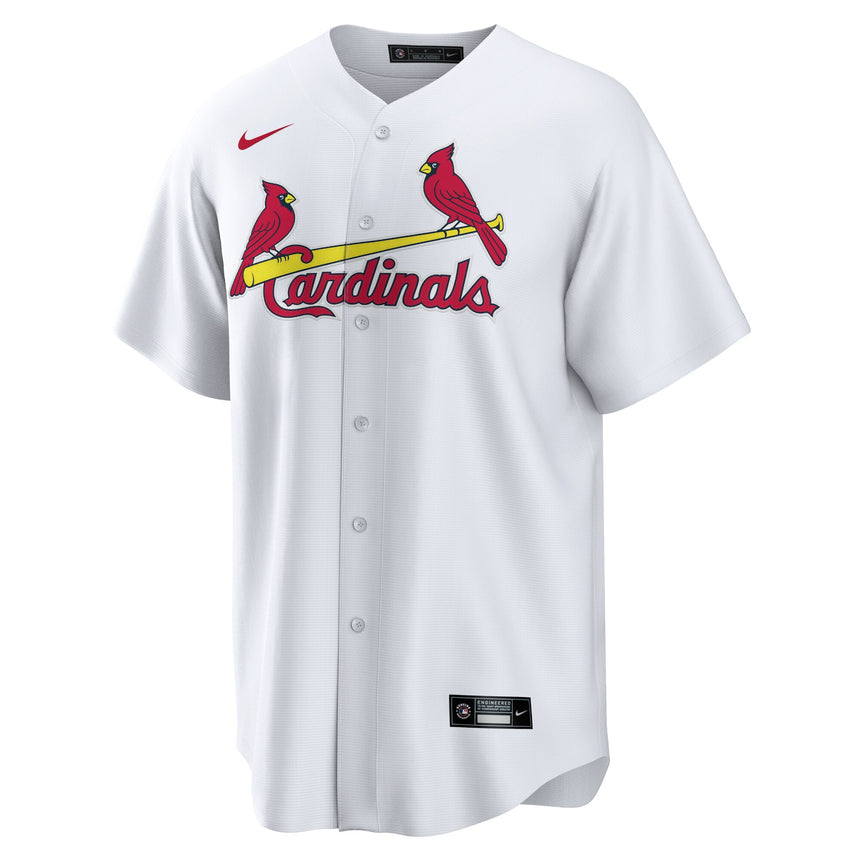 Men's St. Louis Cardinals White Home Blank Replica Jersey - vstockx