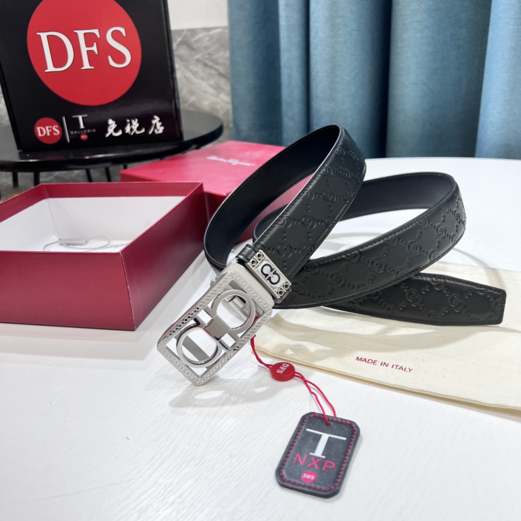 Streetwear Belt Ferragamo 319629 size:3.5cm - vstockx