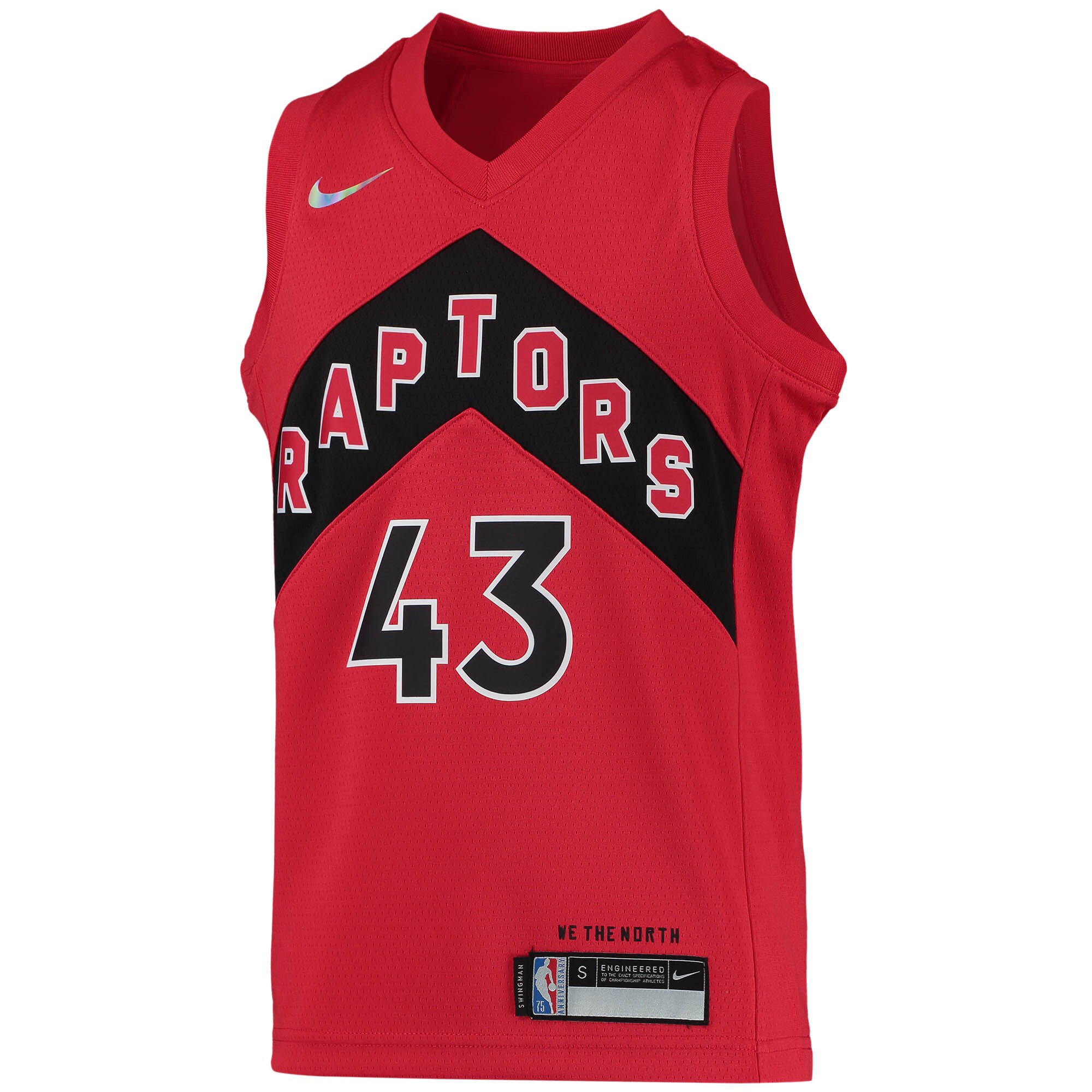 Pascal Siakam Toronto Raptors Nike Youth 2021/22 Diamond Swingman Jersey - Icon Edition - Red - vstockx