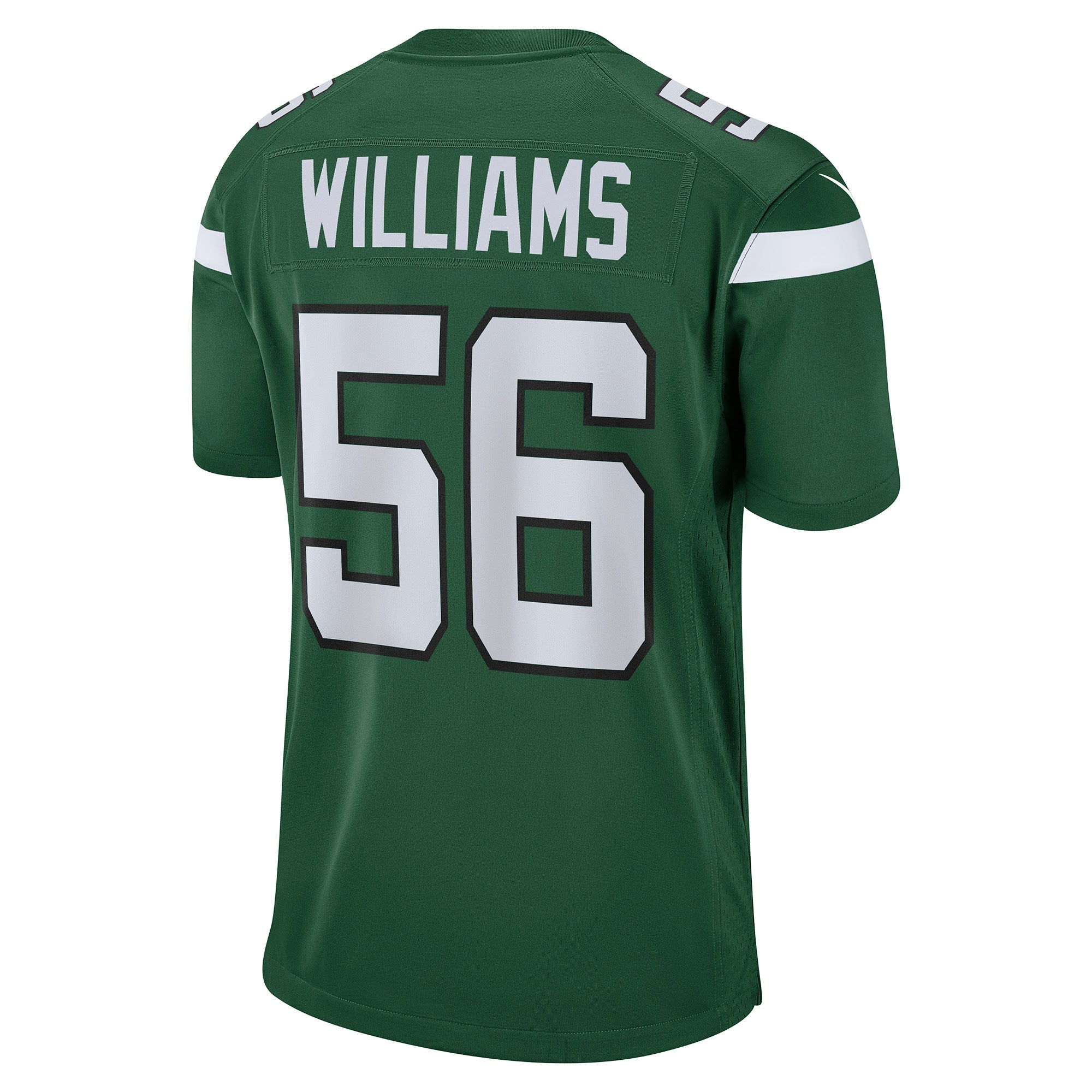 Men's Nike Quincy Williams Gotham Green New York Jets Game Jersey - vstockx