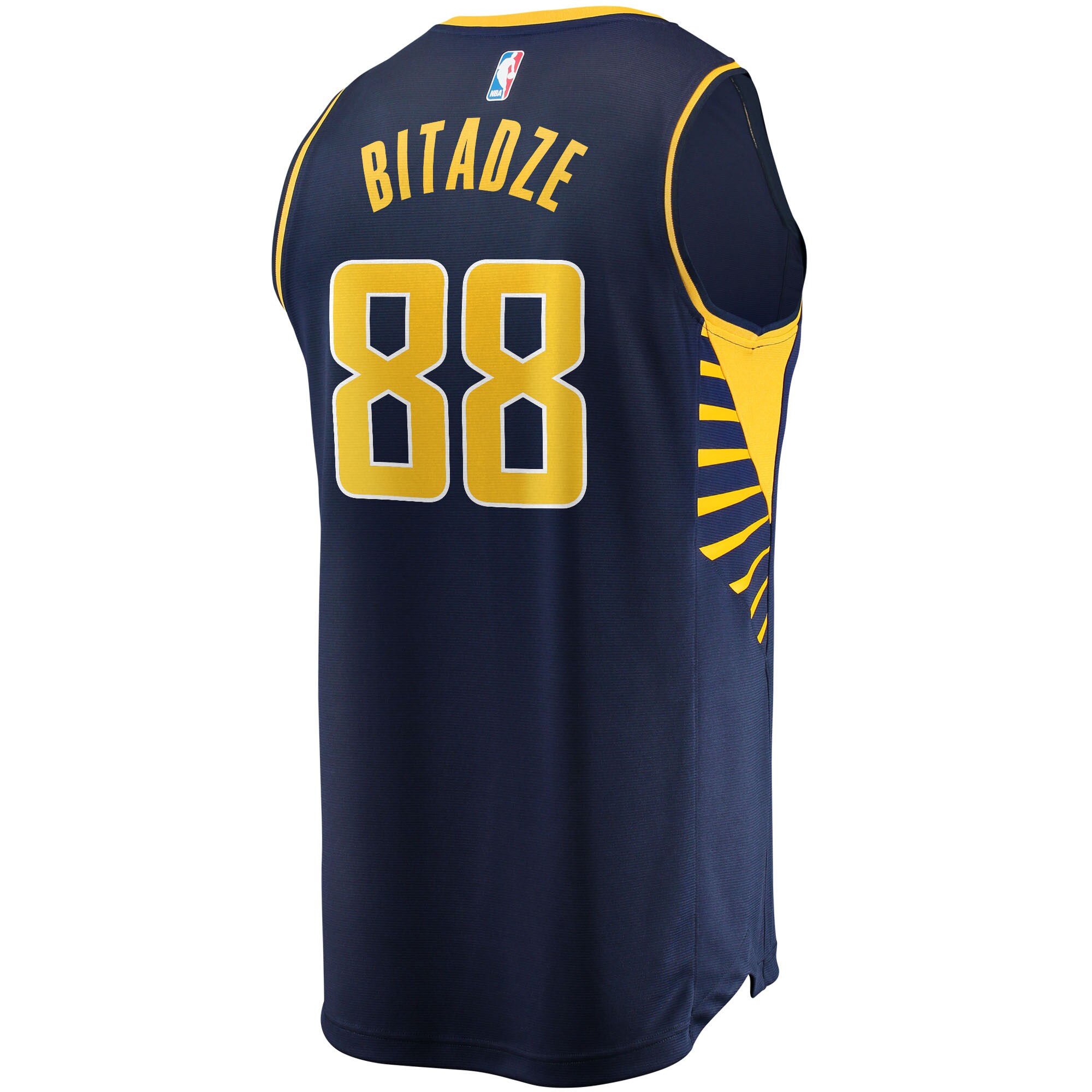 Goga Bitadze Indiana Pacers Fanatics Branded 2021/22 Fast Break Replica Jersey - Icon Edition - Navy - vstockx