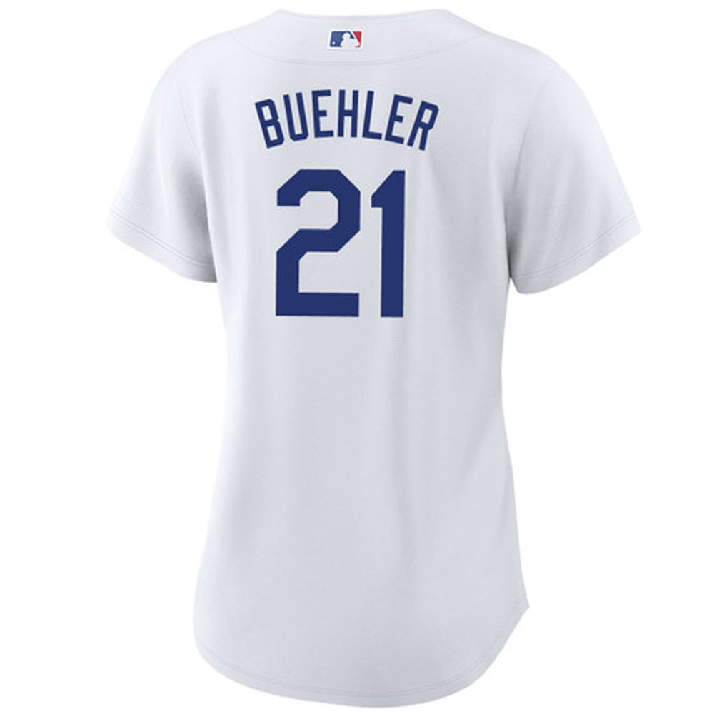 Womens Los Angeles Dodgers Walker Buehler Cool Base Replica Jersey White - vstockx