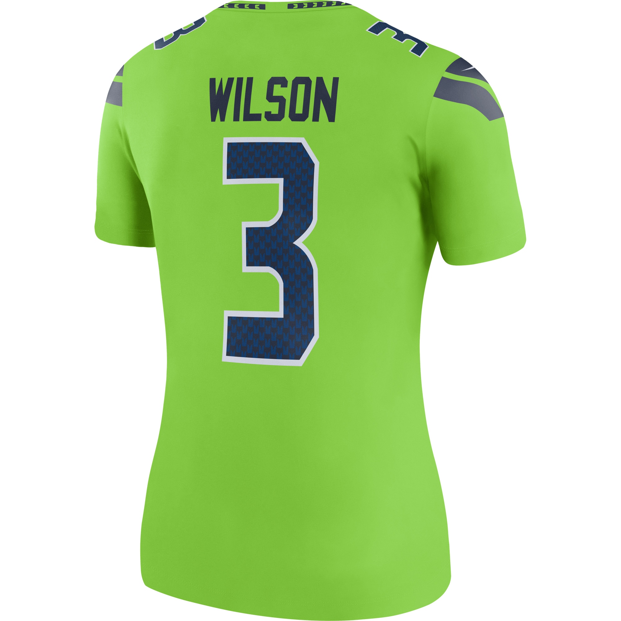 Russell Wilson Seattle Seahawks Nike Women's Color Rush Legend Jersey - Neon Green - vstockx