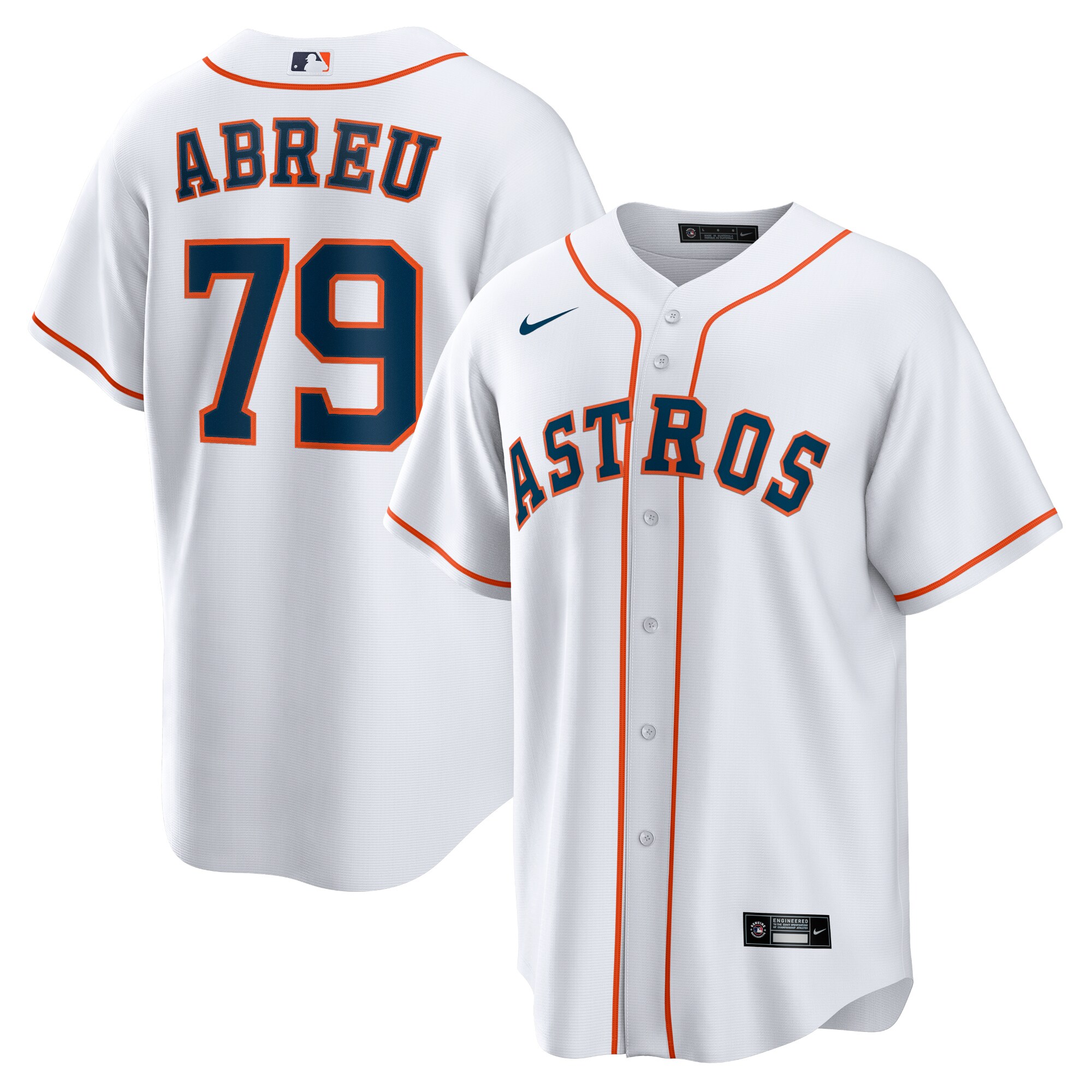 Jose Abreu Houston Astros Nike Home Replica Player Jersey - White - vstockx