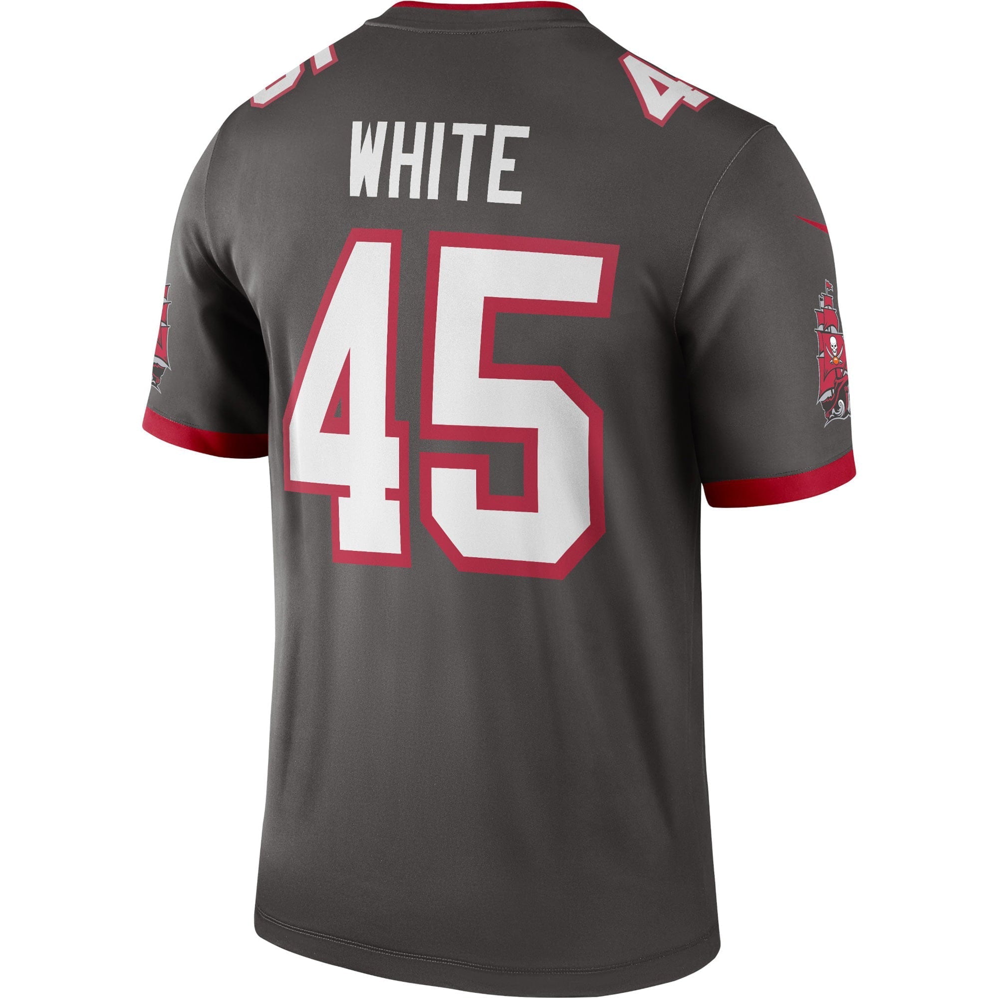 Men's Nike Devin White Pewter Tampa Bay Buccaneers Alternate Legend Jersey - vstockx
