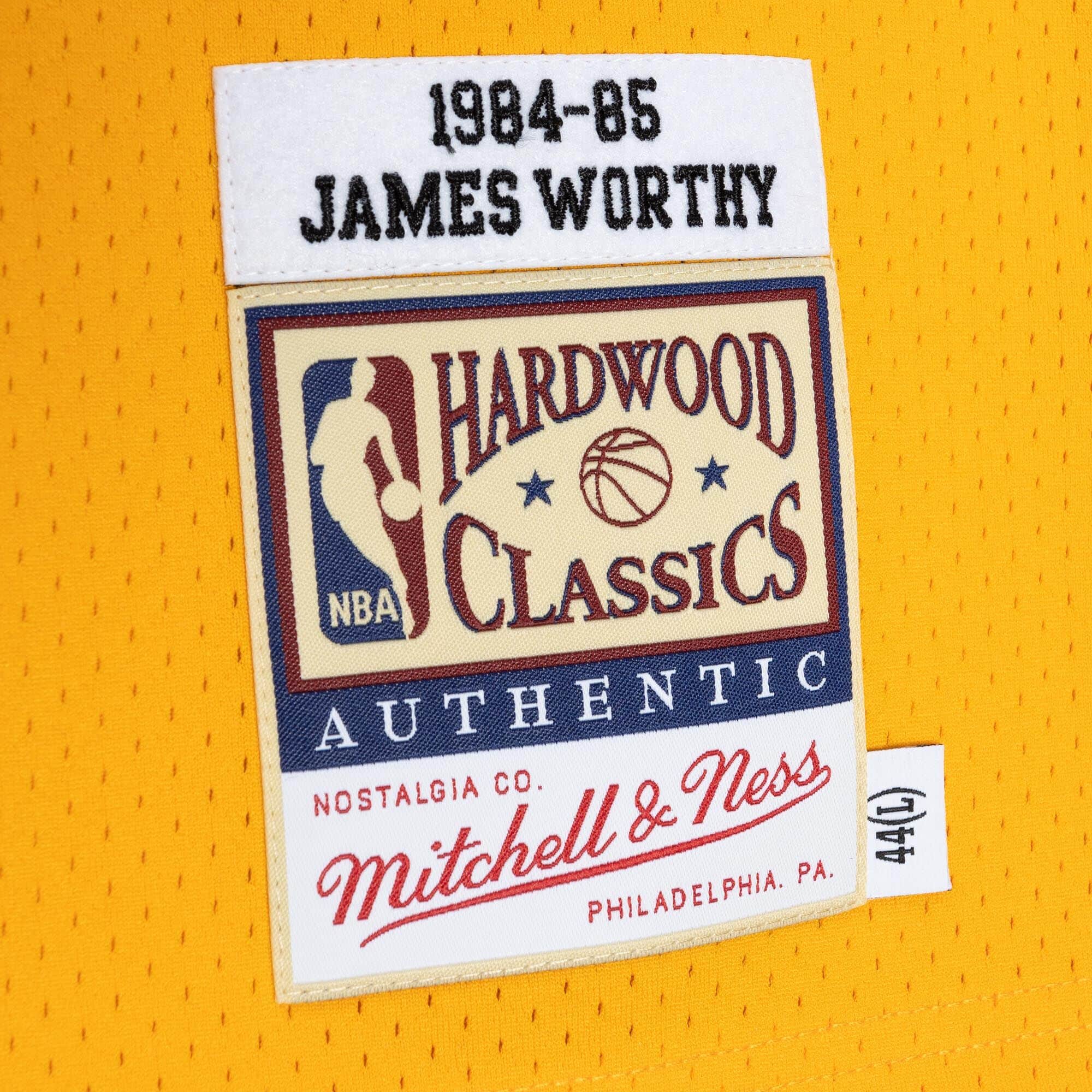 Authentic James Worthy Los Angeles Lakers 1984-85 Jersey - vstockx