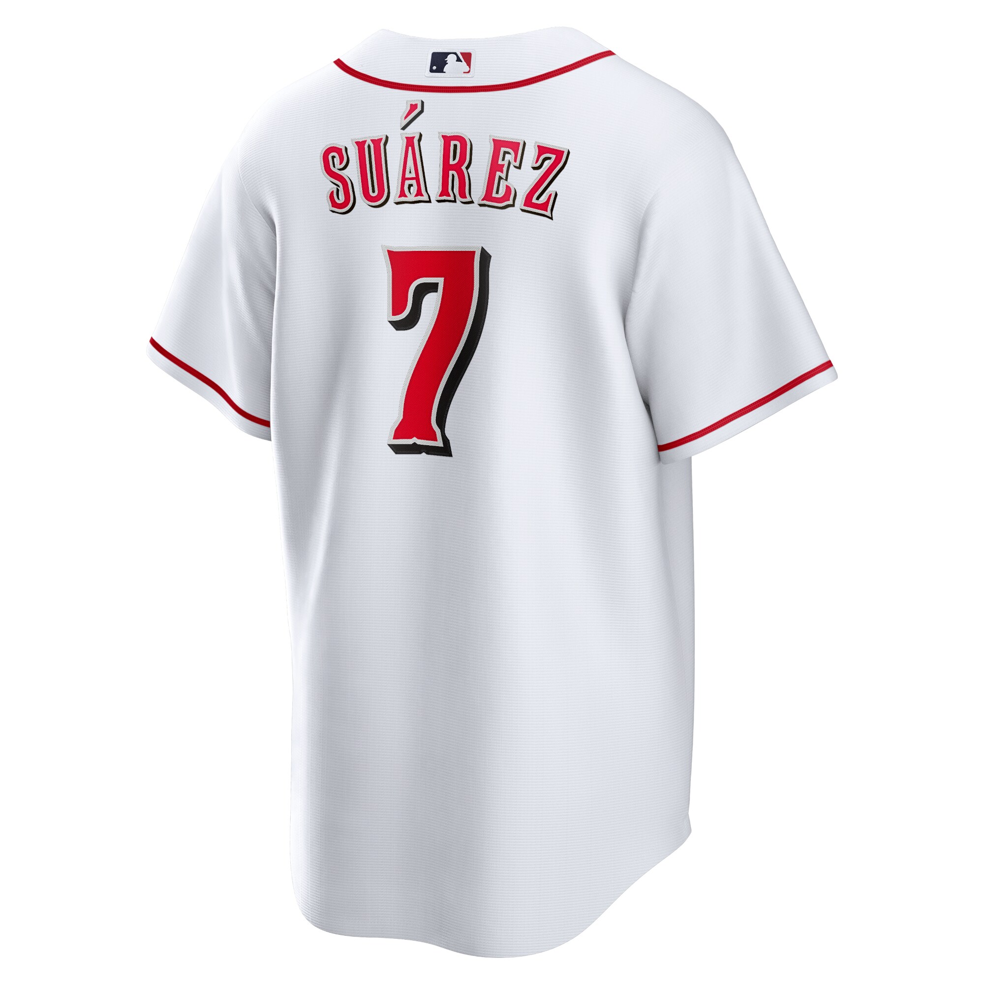 Eugenio Suarez Cincinnati Reds Nike Home Replica Player Name Jersey - White - vstockx