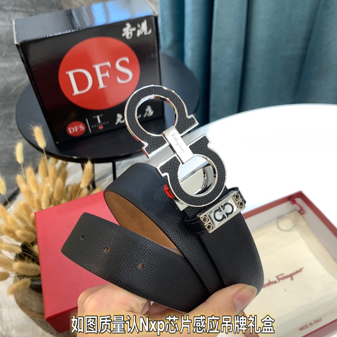 Streetwear Belt Ferragamo 319441 size:3.5cm - vstockx