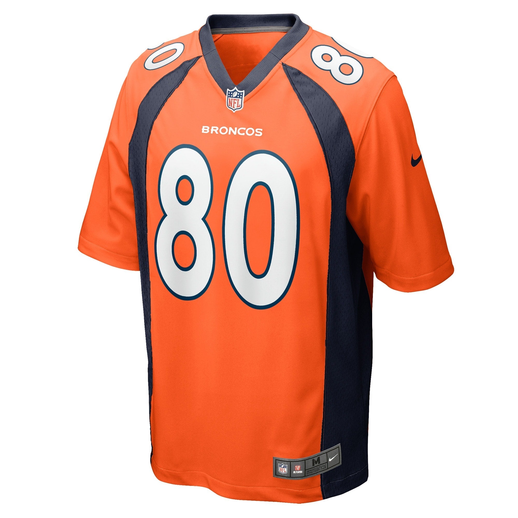 Men's Nike Greg Dulcich Orange Denver Broncos Game Player Jersey - vstockx