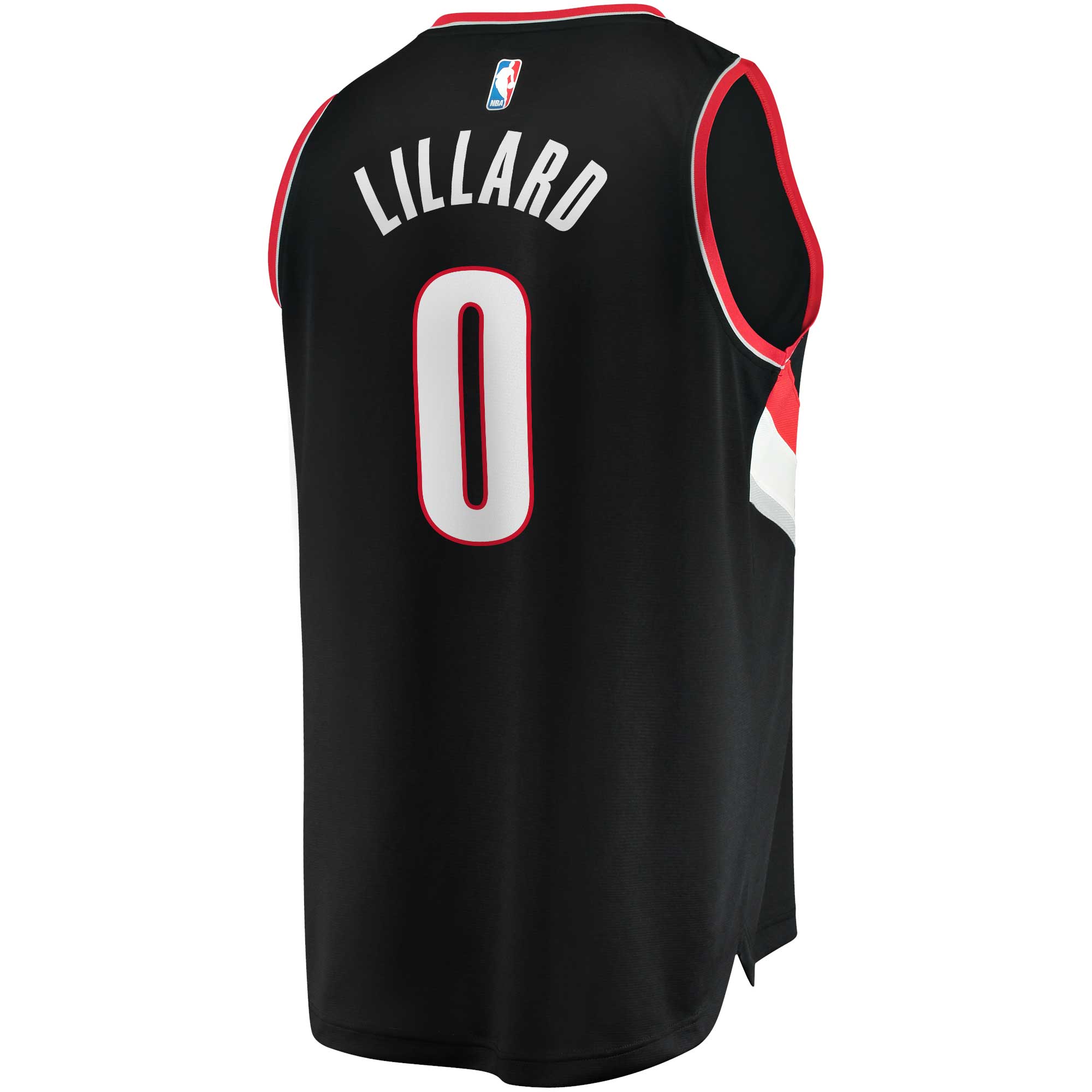 Damian Lillard Portland Trail Blazers Fanatics Branded 2022/23 Fast Break Replica Jersey - Icon Edition - Black - vstockx