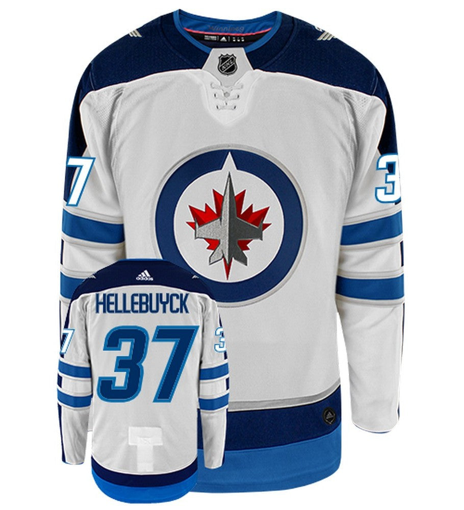 Connor Hellebuyck Winnipeg Jets Adidas Primegreen Authentic NHL Hockey Jersey - vstockx