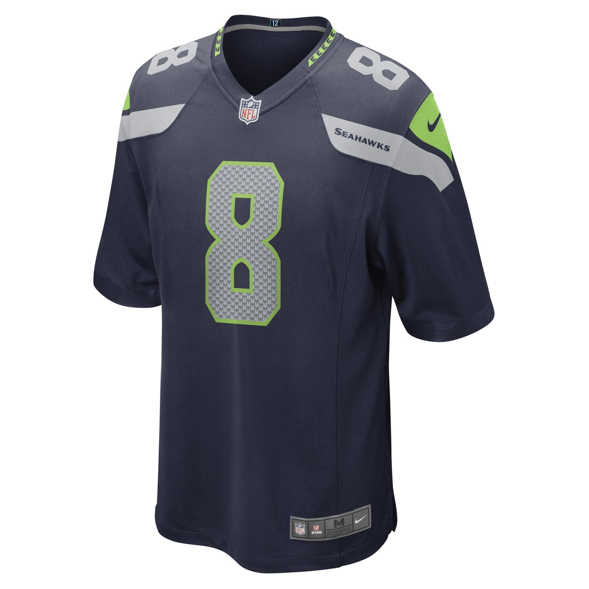 Men's Nike Coby Bryant College Navy Seattle Seahawks Game Player Jersey - vstockx