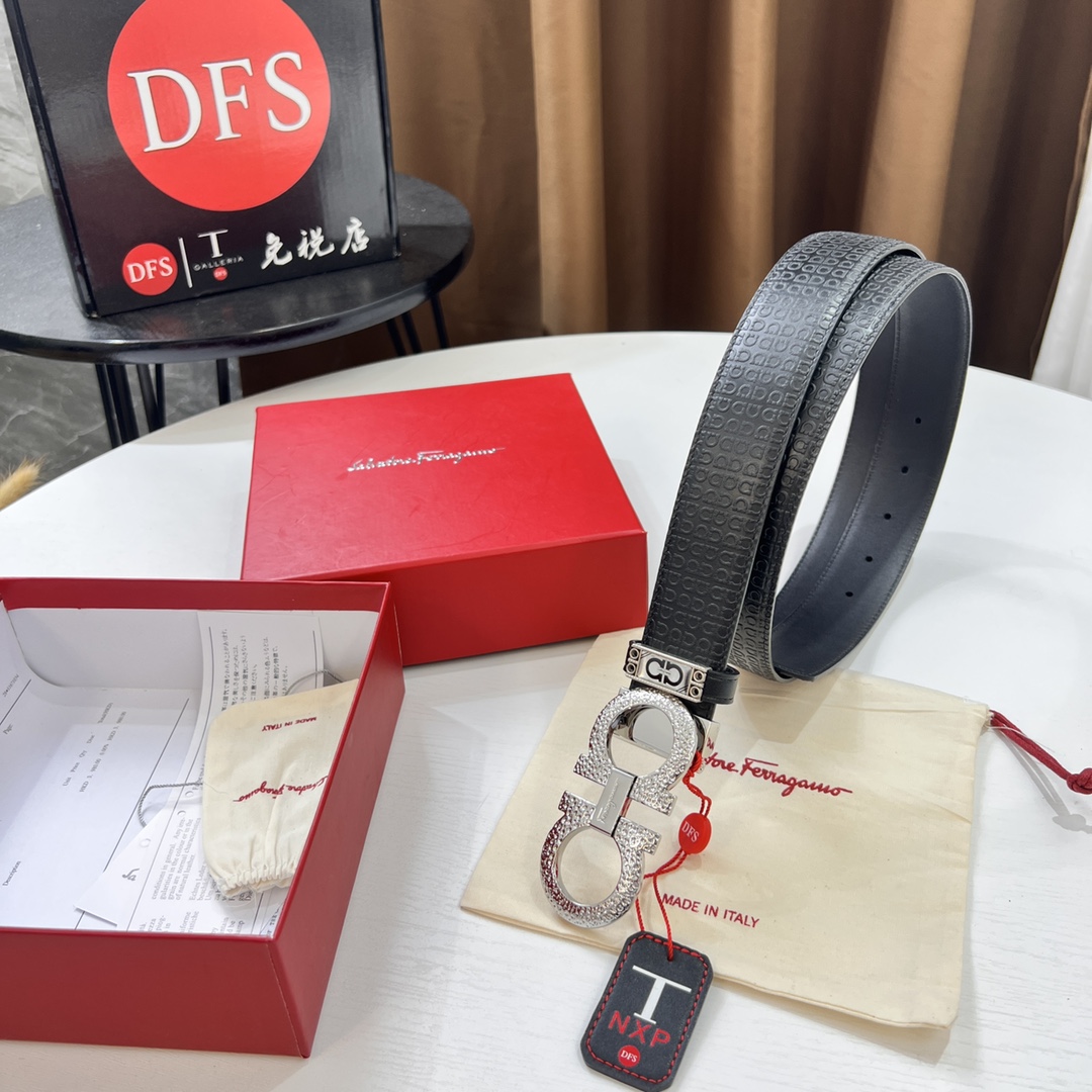 Streetwear Belt Ferragamo 319661 size:3.5cm - vstockx