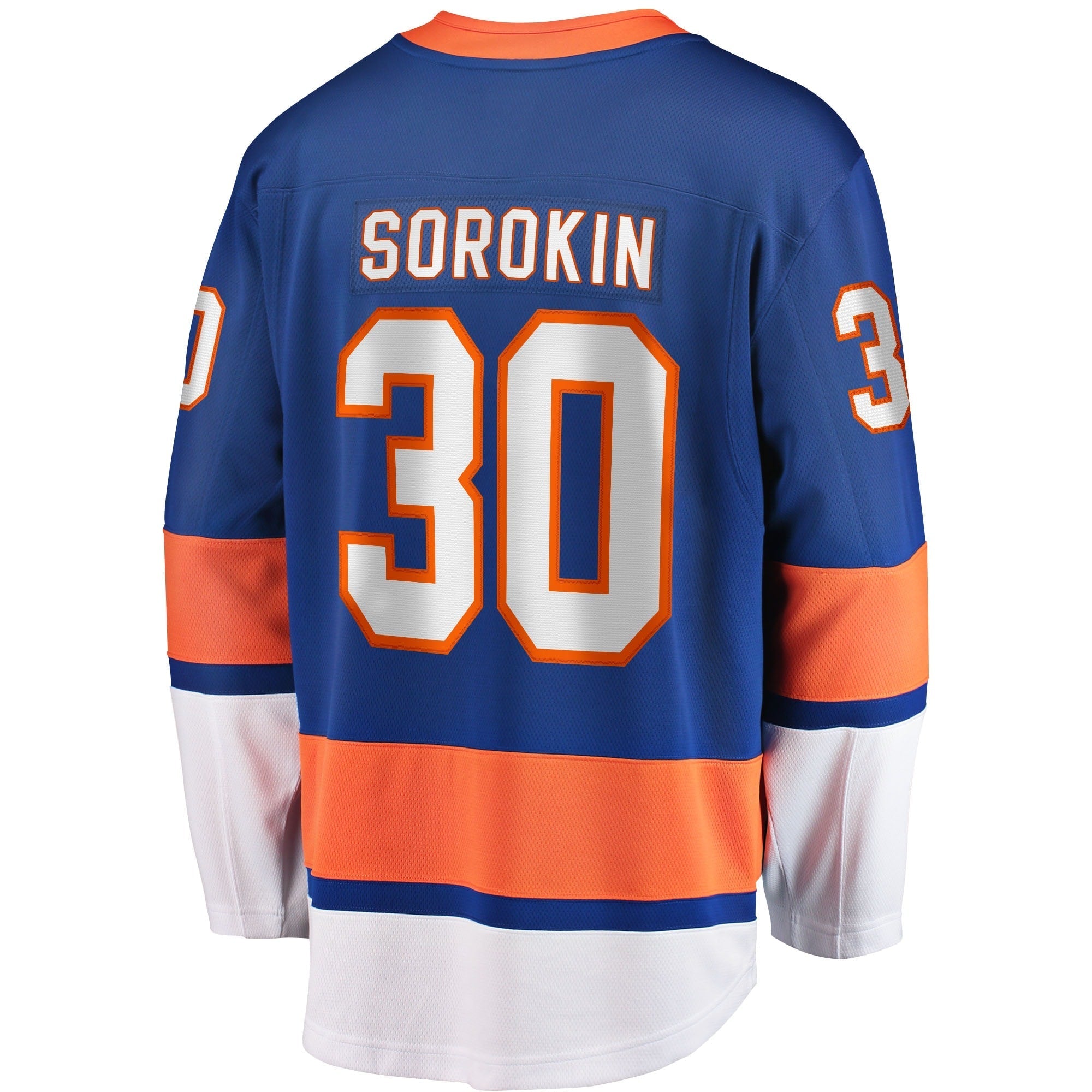 Men's Fanatics Branded Ilya Sorokin Royal New York Islanders Home Breakaway Player Jersey - vstockx