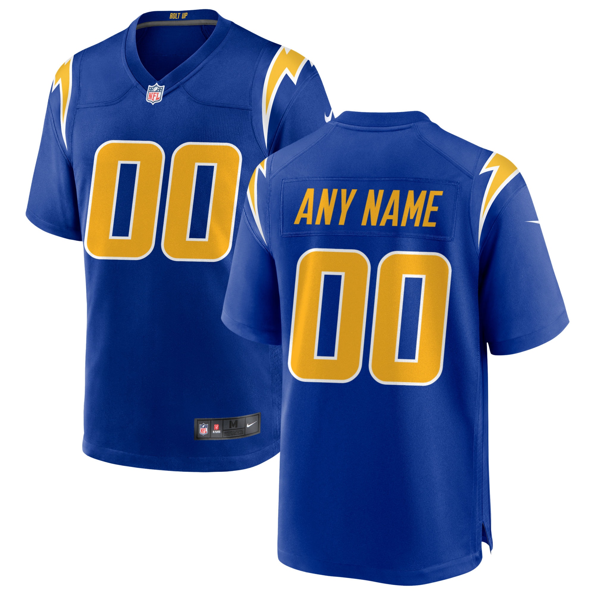 Los Angeles Chargers Nike Alternate Custom Game Jersey - Royal - vstockx