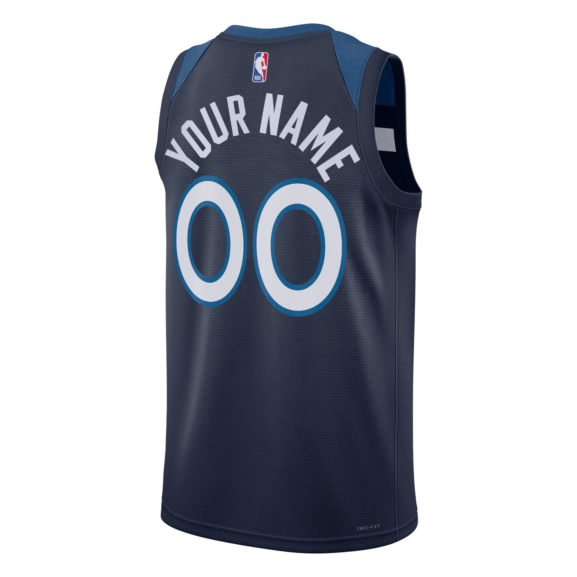 Minnesota Timberwolves Nike Unisex Swingman Custom Jersey Navy - Icon Edition - vstockx