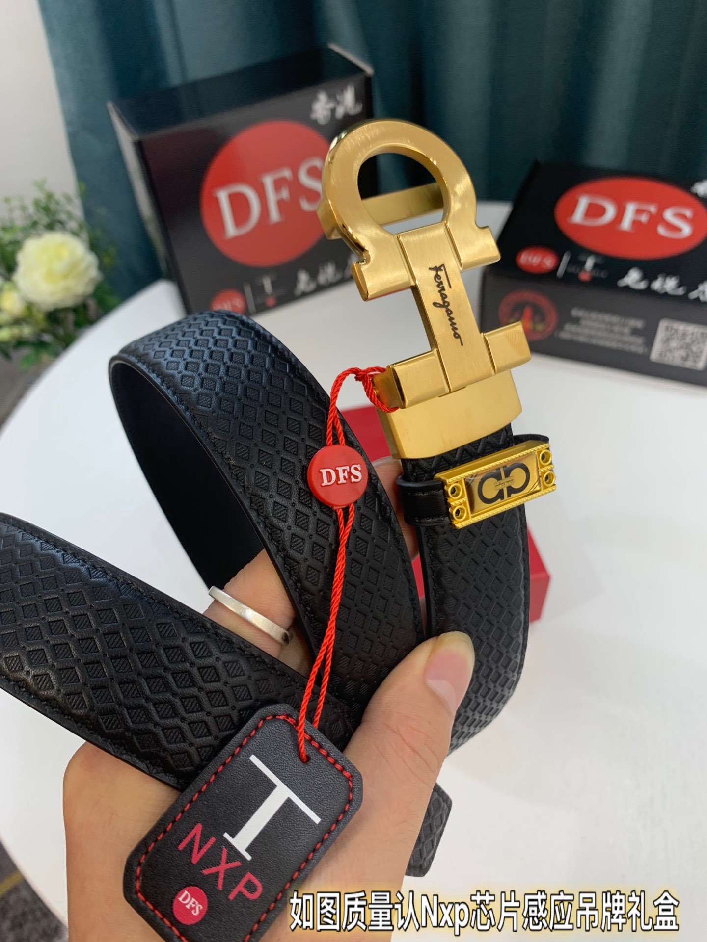 Streetwear Belt Ferragamo 319291 size:3.5cm - vstockx