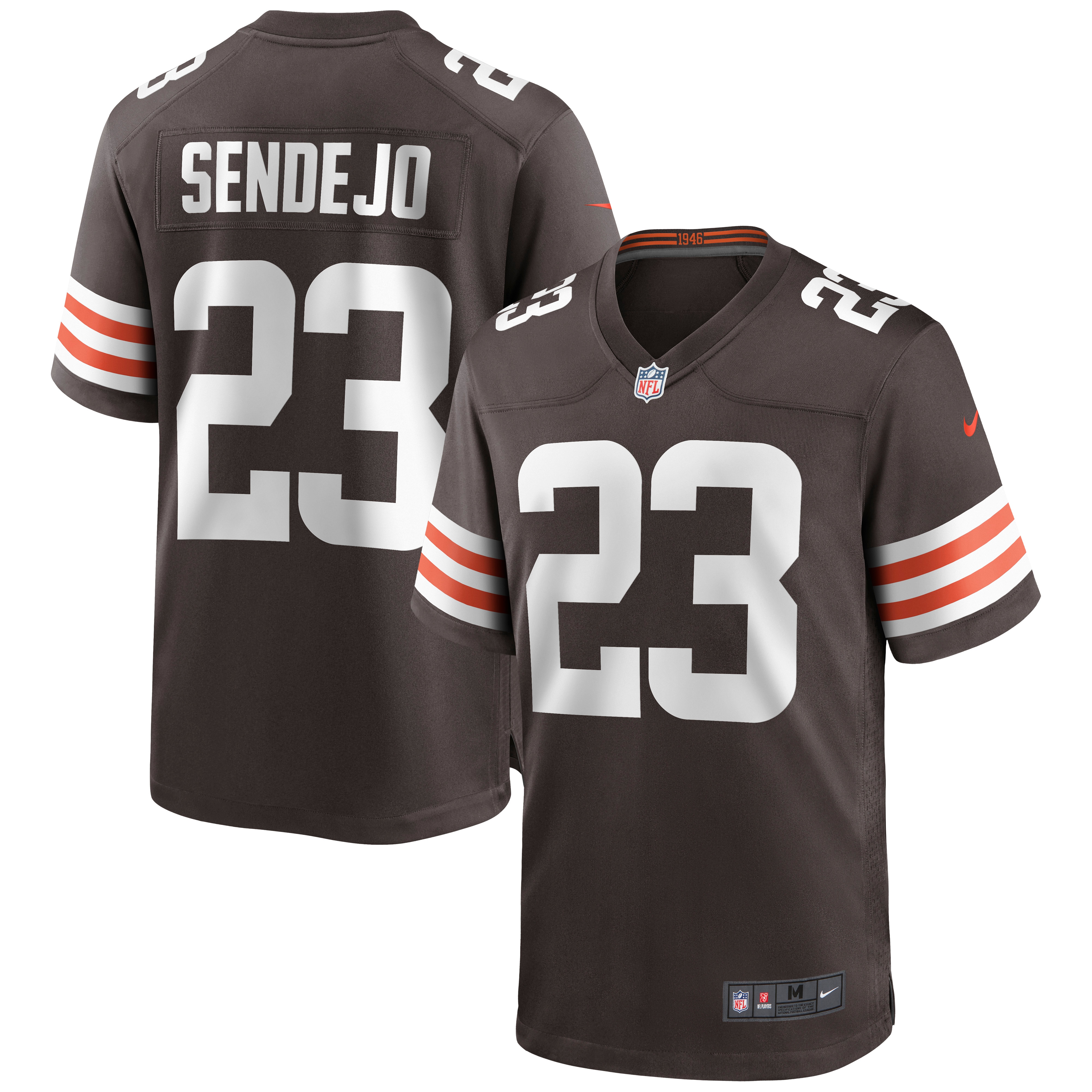 Andrew Sendejo Cleveland Browns Nike Game Jersey - Brown - vstockx