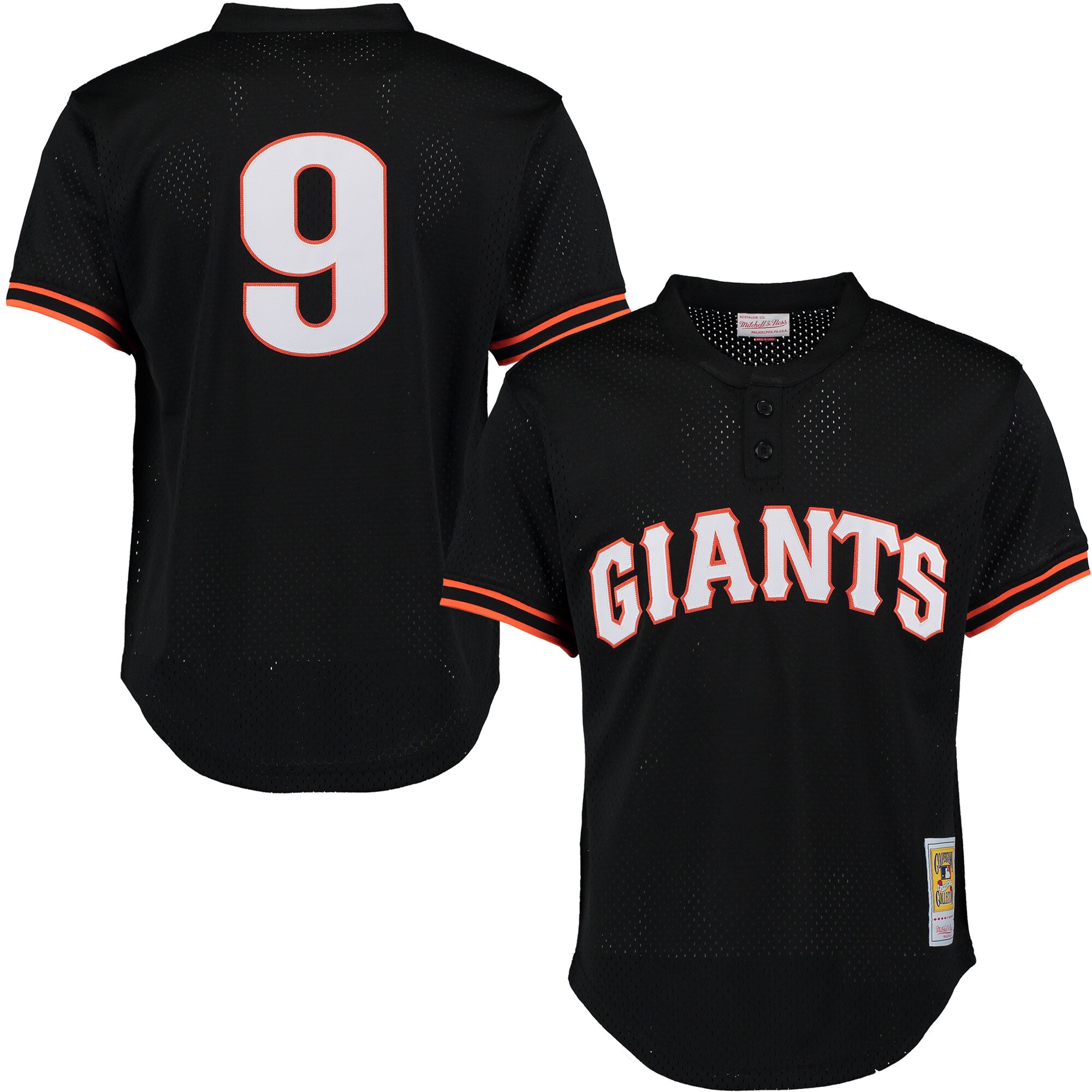 Matt Williams San Francisco Giants Mitchell & Ness Cooperstown Mesh Batting Practice Jersey - Black - vstockx